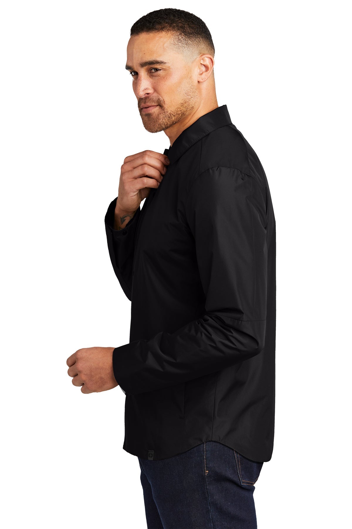 OGIO Reverse Customized Shirt Jackets, Blacktop