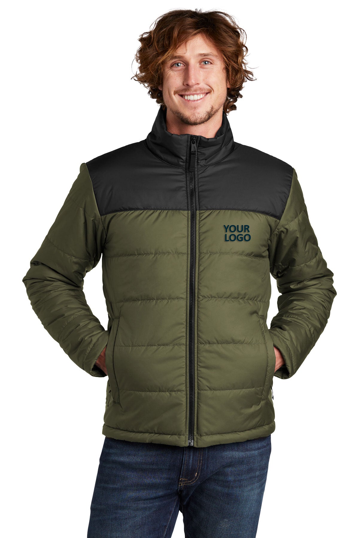 The North Face Everyday Insulated Jacket Burnt Olive Green
