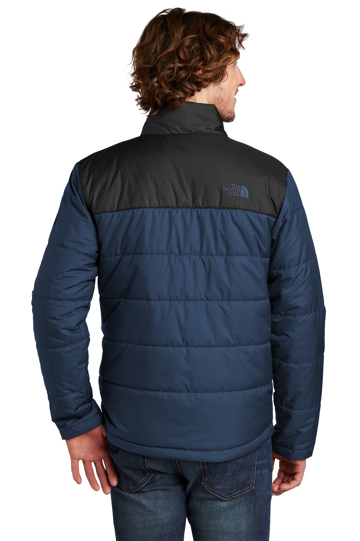 The North Face Shady Blue NF0A529K company jackets with logo