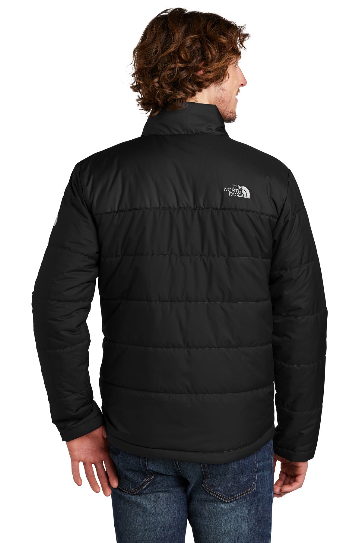 The North Face TNF Black NF0A529K company logo jackets