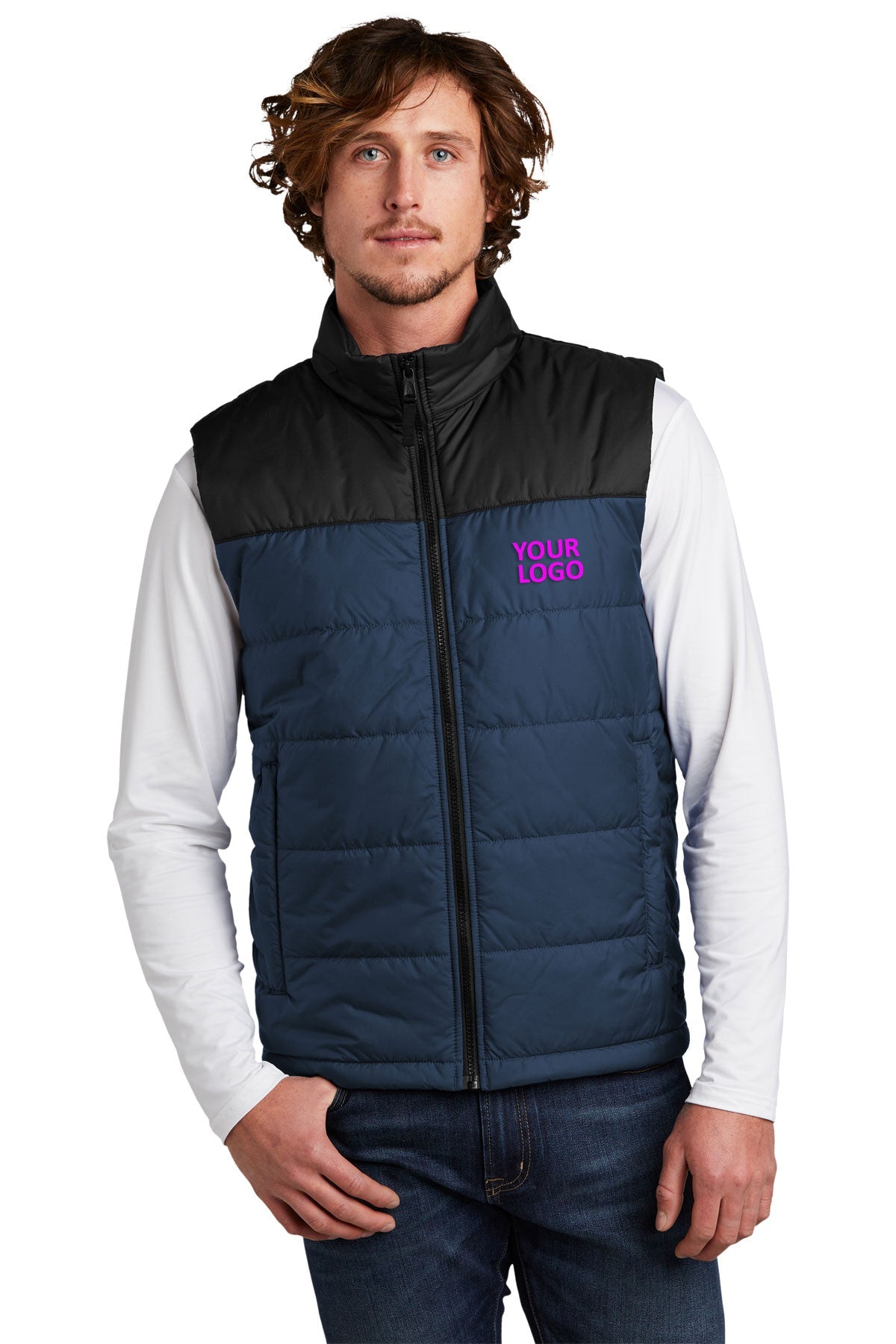 The North Face Shady Blue NF0A529A embroidered jackets for business