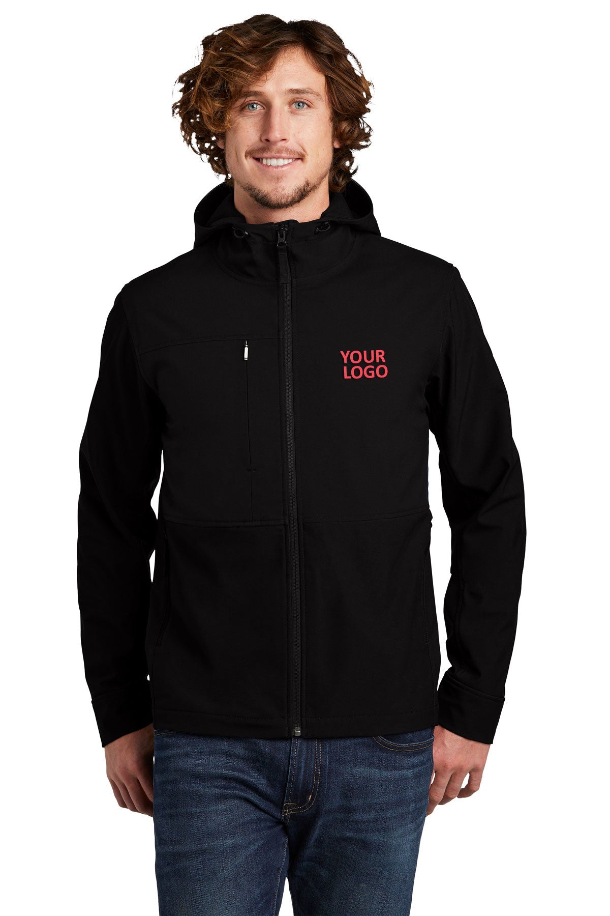 The North Face TNF Black NF0A529R embroidered team jackets