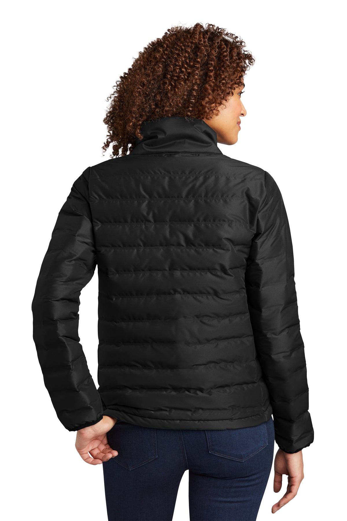 OGIO Ladies Street Puffy Full-Zip Jacket Blacktop