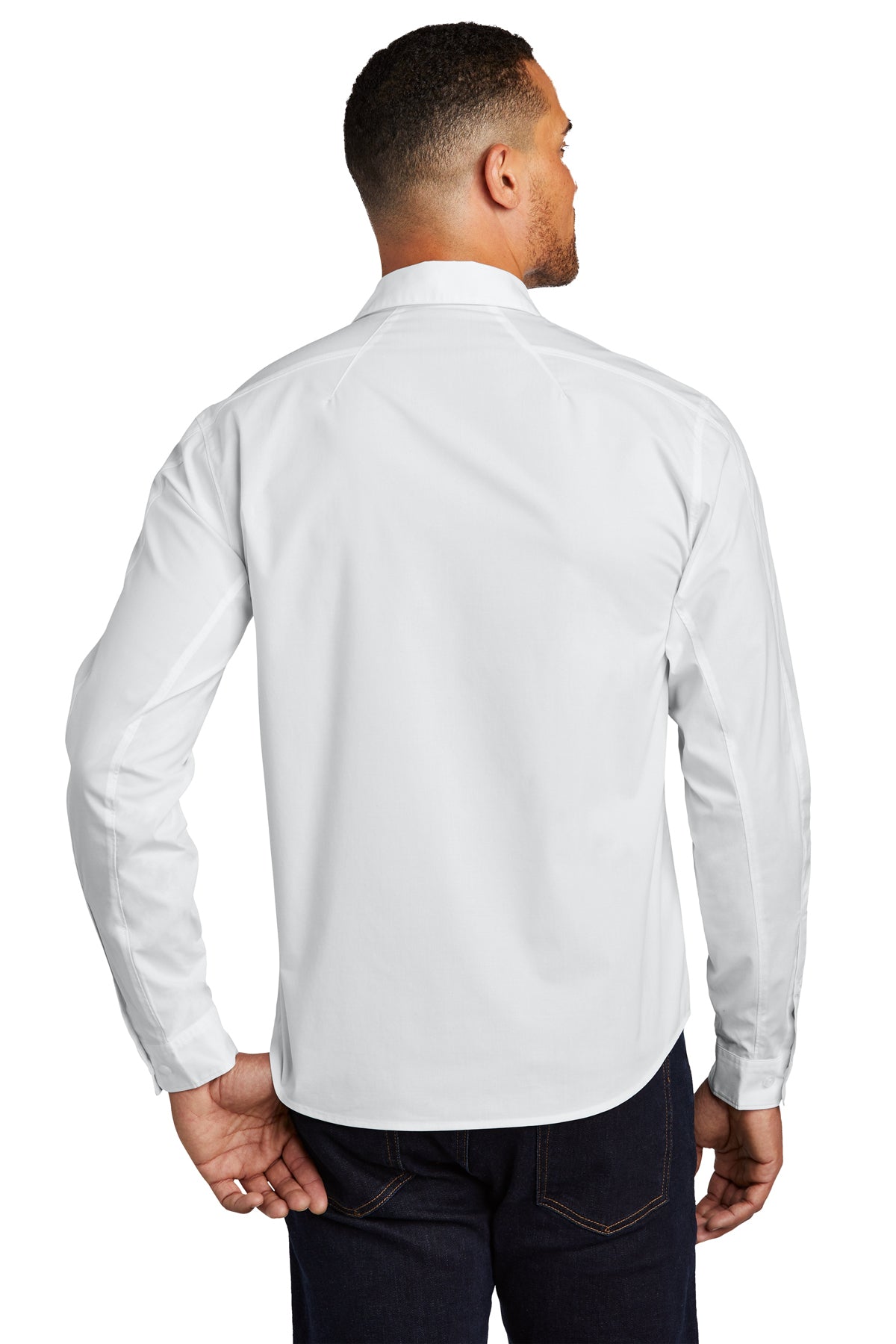 OGIO Commuter Branded Woven Shirts, White