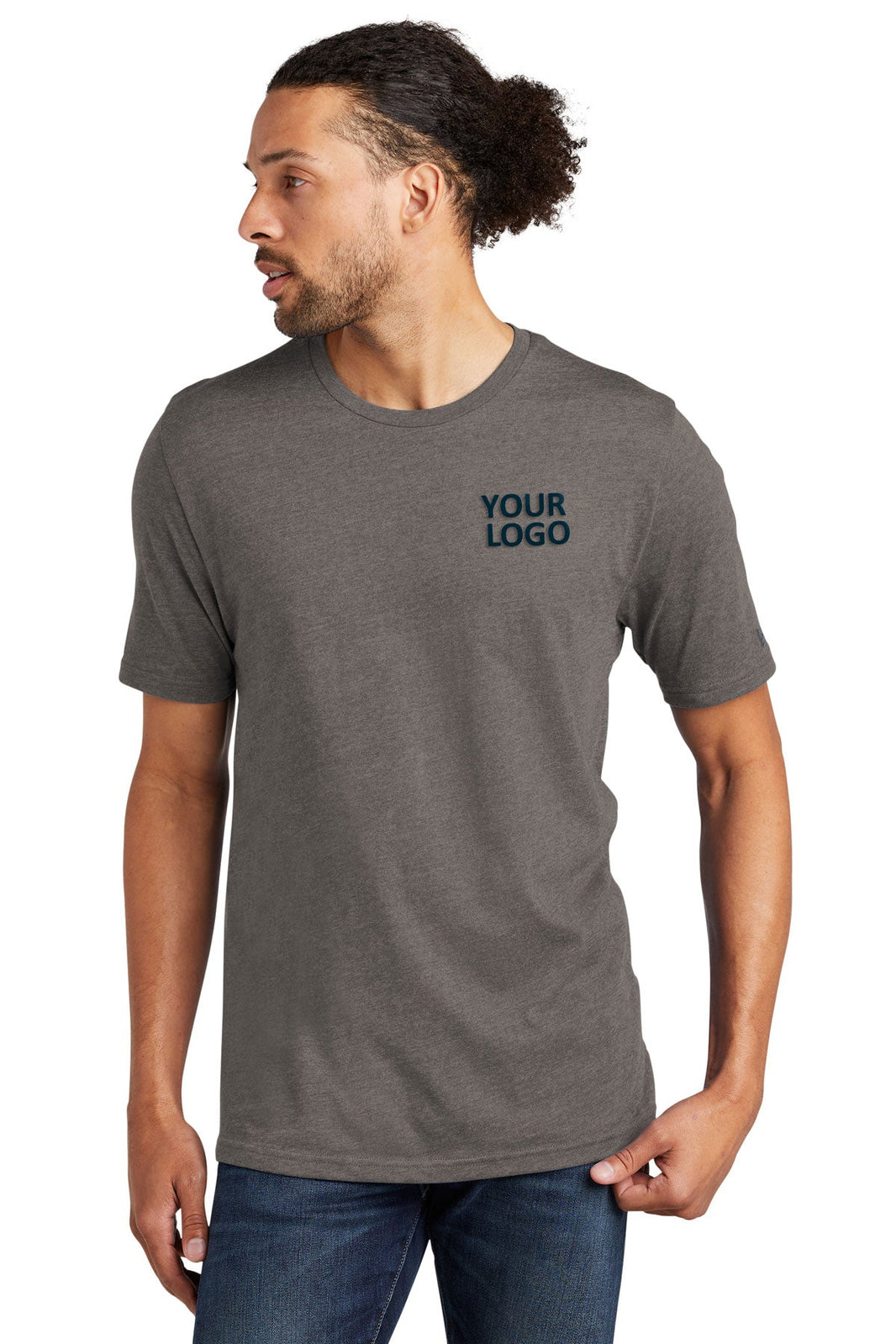 Branded New Era Ladies Heritage Blend Crew Tee Dark Royal Twist