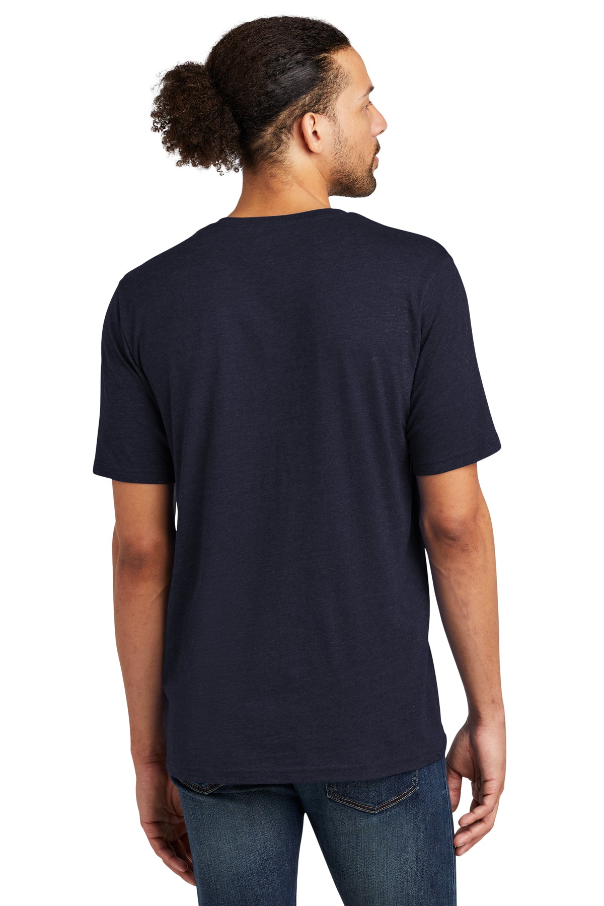 New Era Tri-Blend Custom Printed Tee's, True Navy