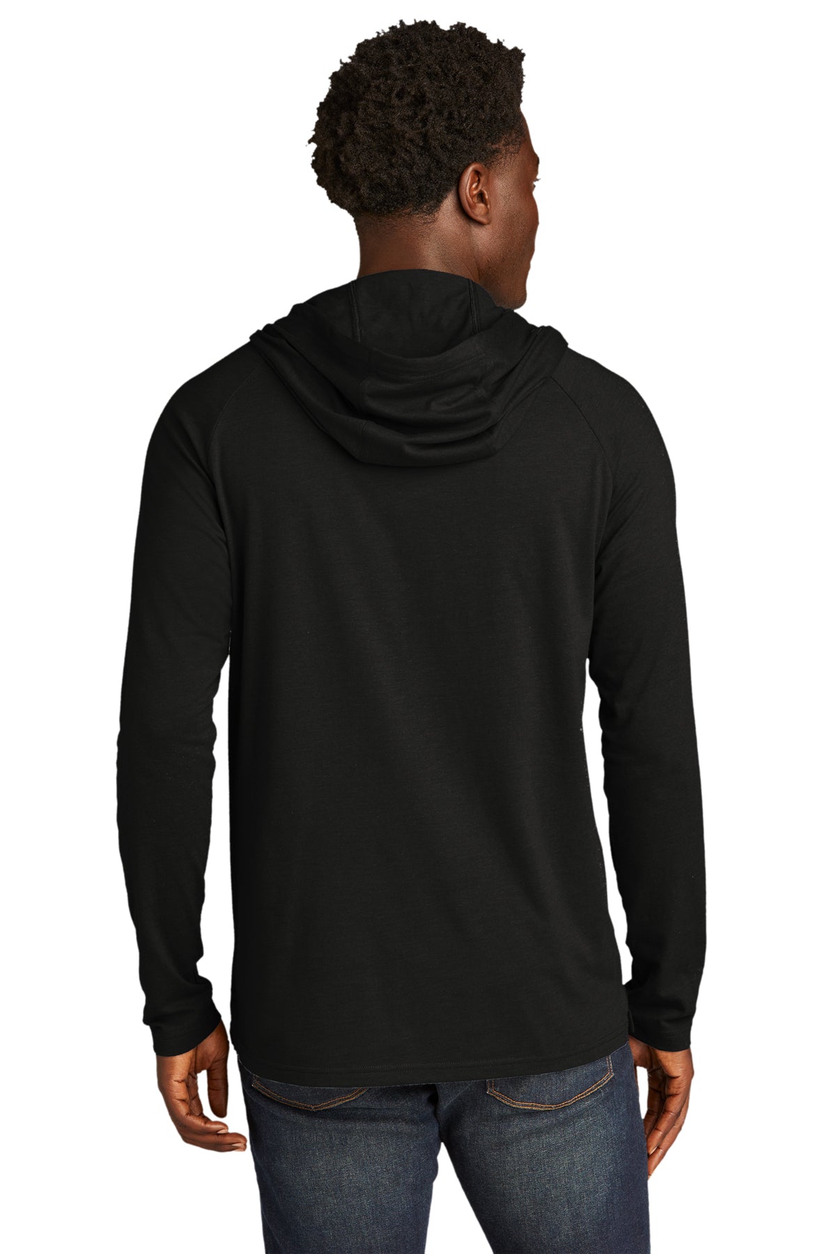 New Era Tri-Blend Custom Hoodies, Black Solid
