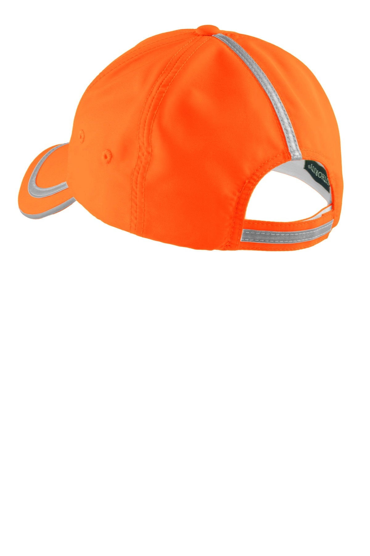 Port Authority Enhanced Branded Visibility Caps, Safety Orange/ Reflective