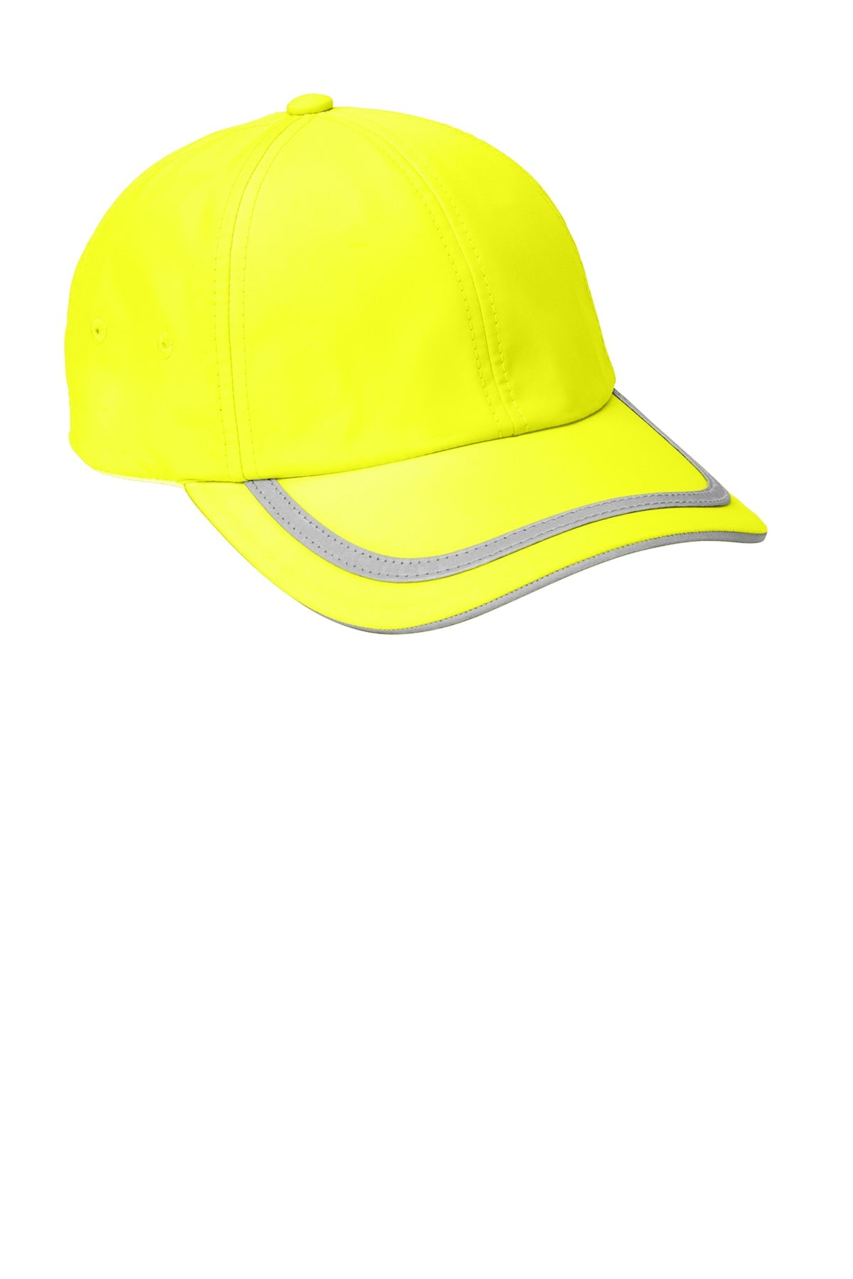 Port Authority Enhanced Branded Visibility Caps, Safety Yellow/ Reflective
