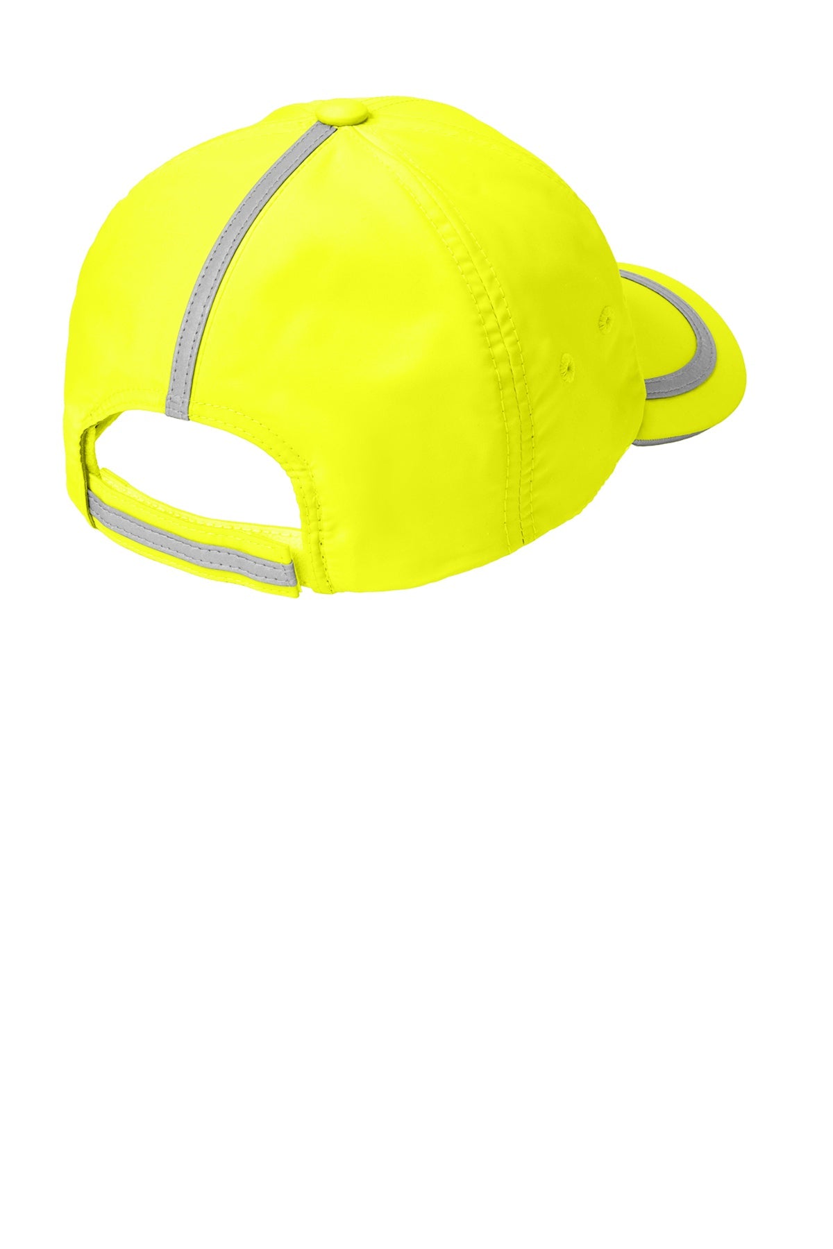 Port Authority Enhanced Branded Visibility Caps, Safety Yellow/ Reflective