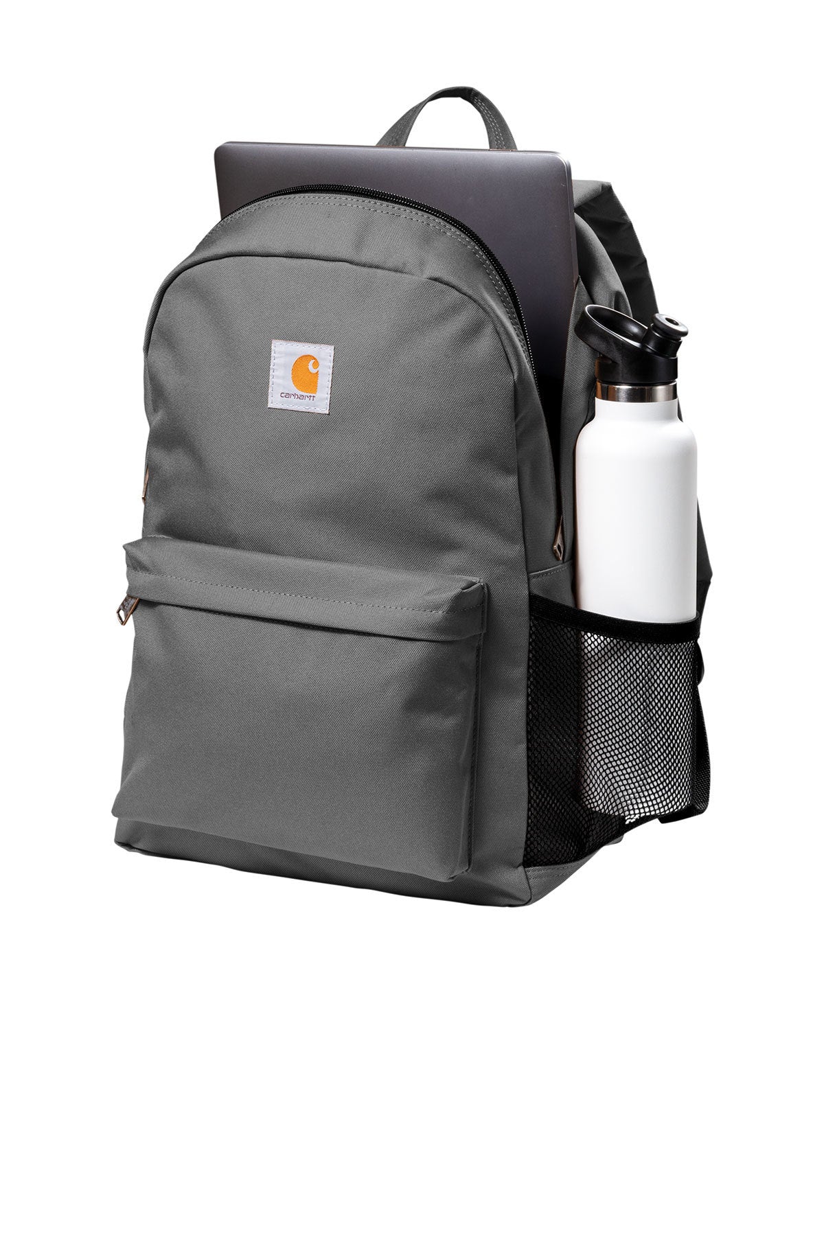 Carhartt Canvas Branded Backpacks, Grey