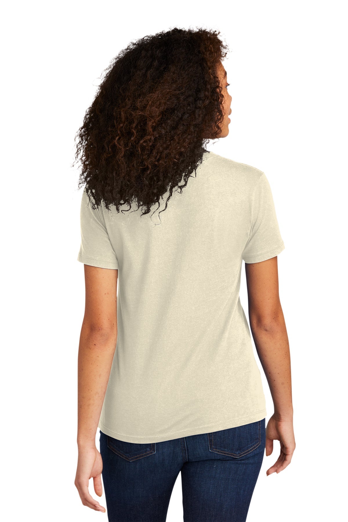 Next Level Women's Cotton Boyfriend Custom Tee's, Natural