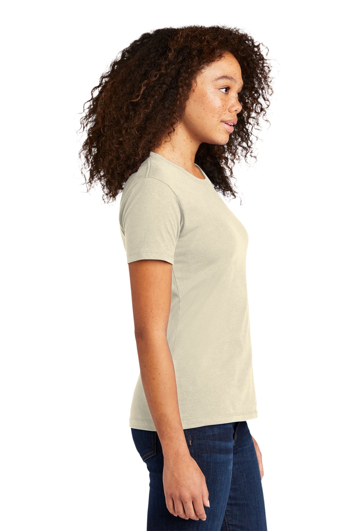 Next Level Women's Cotton Boyfriend Custom Tee's, Natural