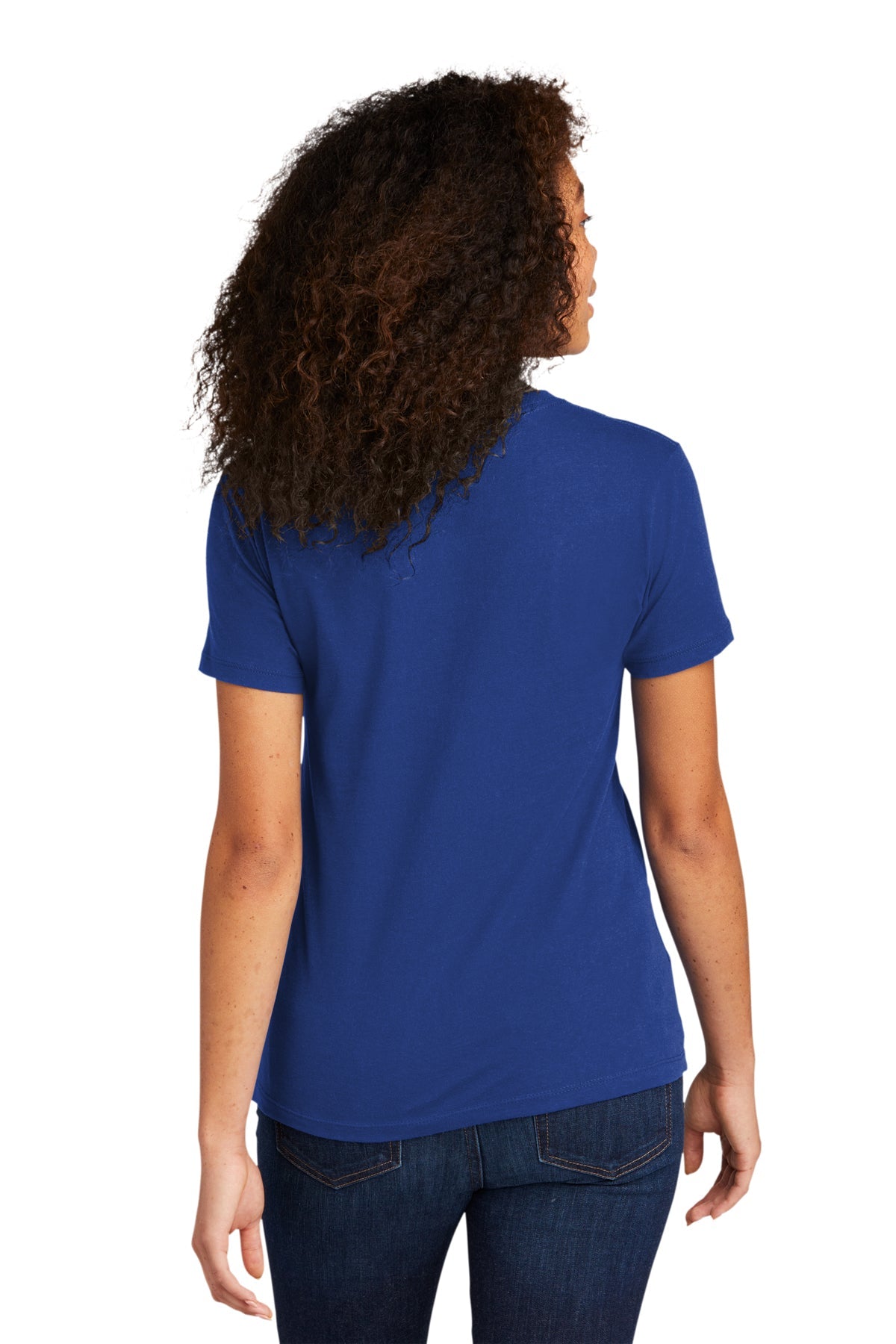 Next Level Women's Cotton Boyfriend Custom Tee's, Royal