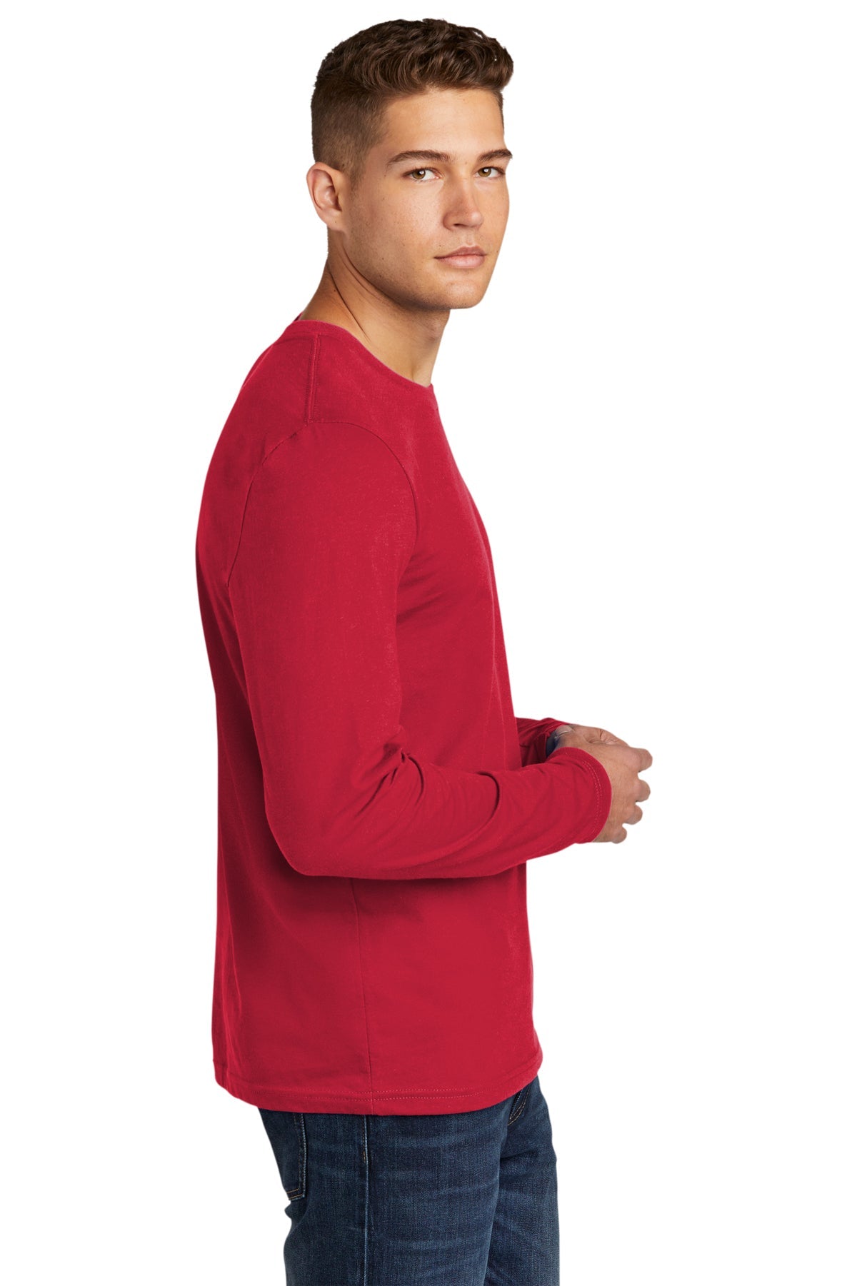 Next Level Cotton Long Sleeve Tee NL3601 Red