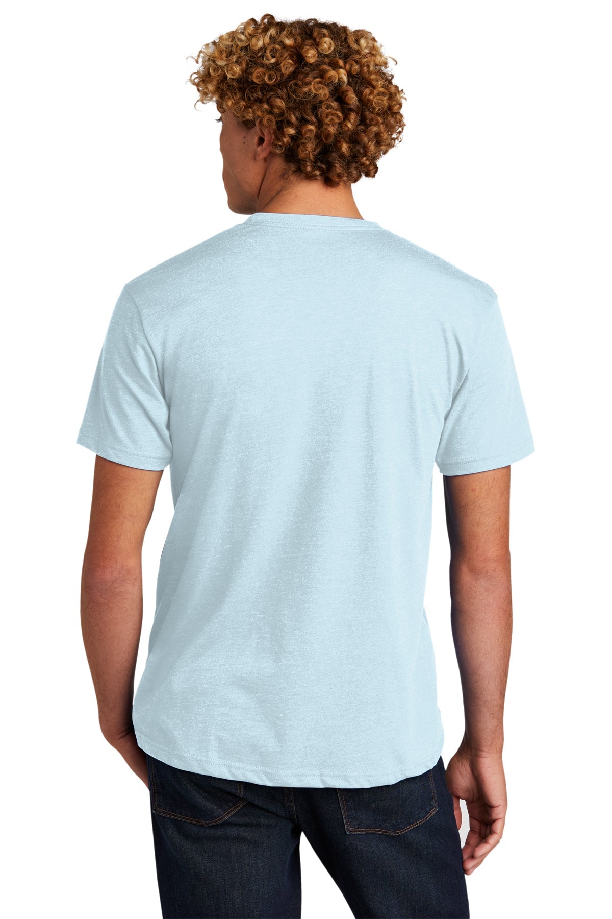 Next Level Unisex CVC Customized T-Shirts, Ice Blue