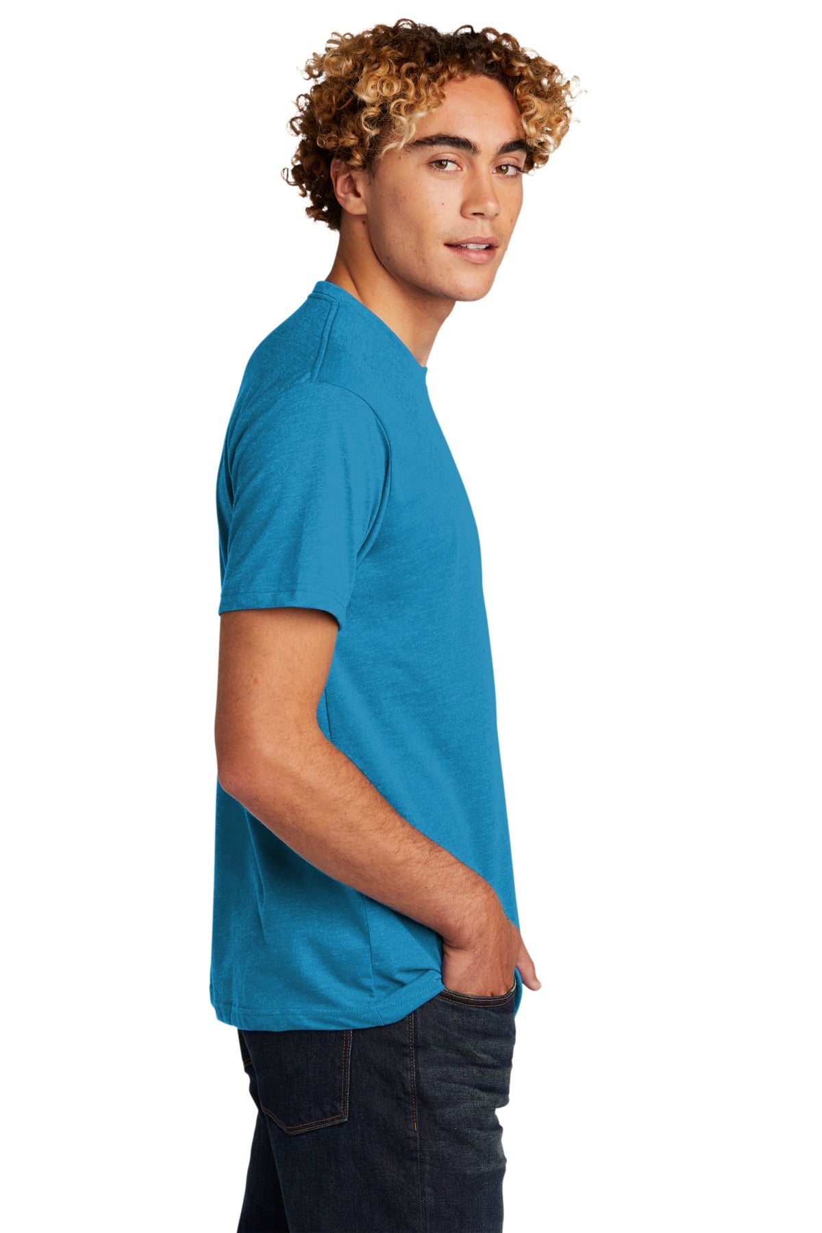 Next Level Unisex CVC Customized T-Shirts, Turquoiseuoise