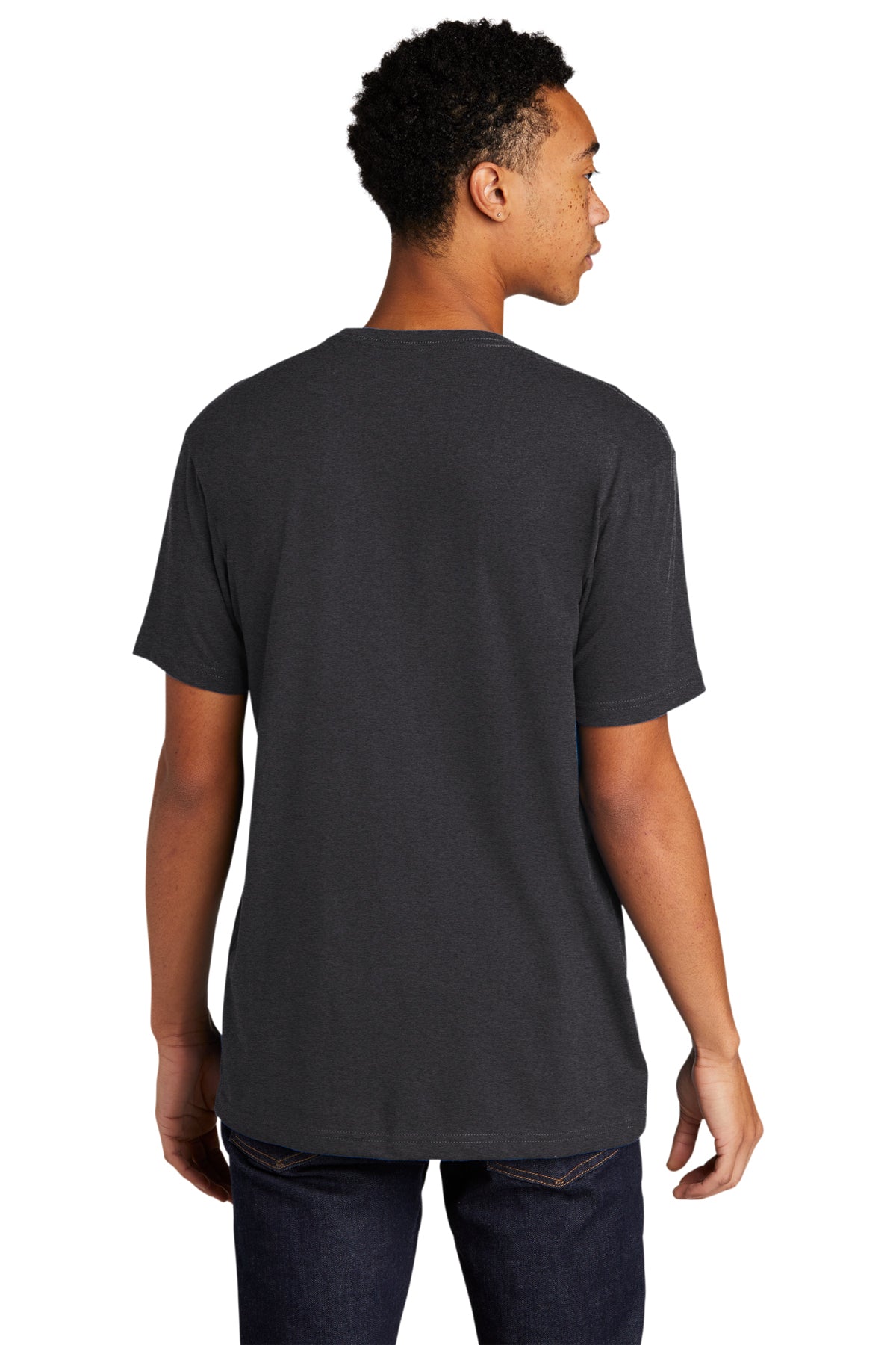 Next Level Unisex CVC Sueded Branded Tee's, Heather Charcoal