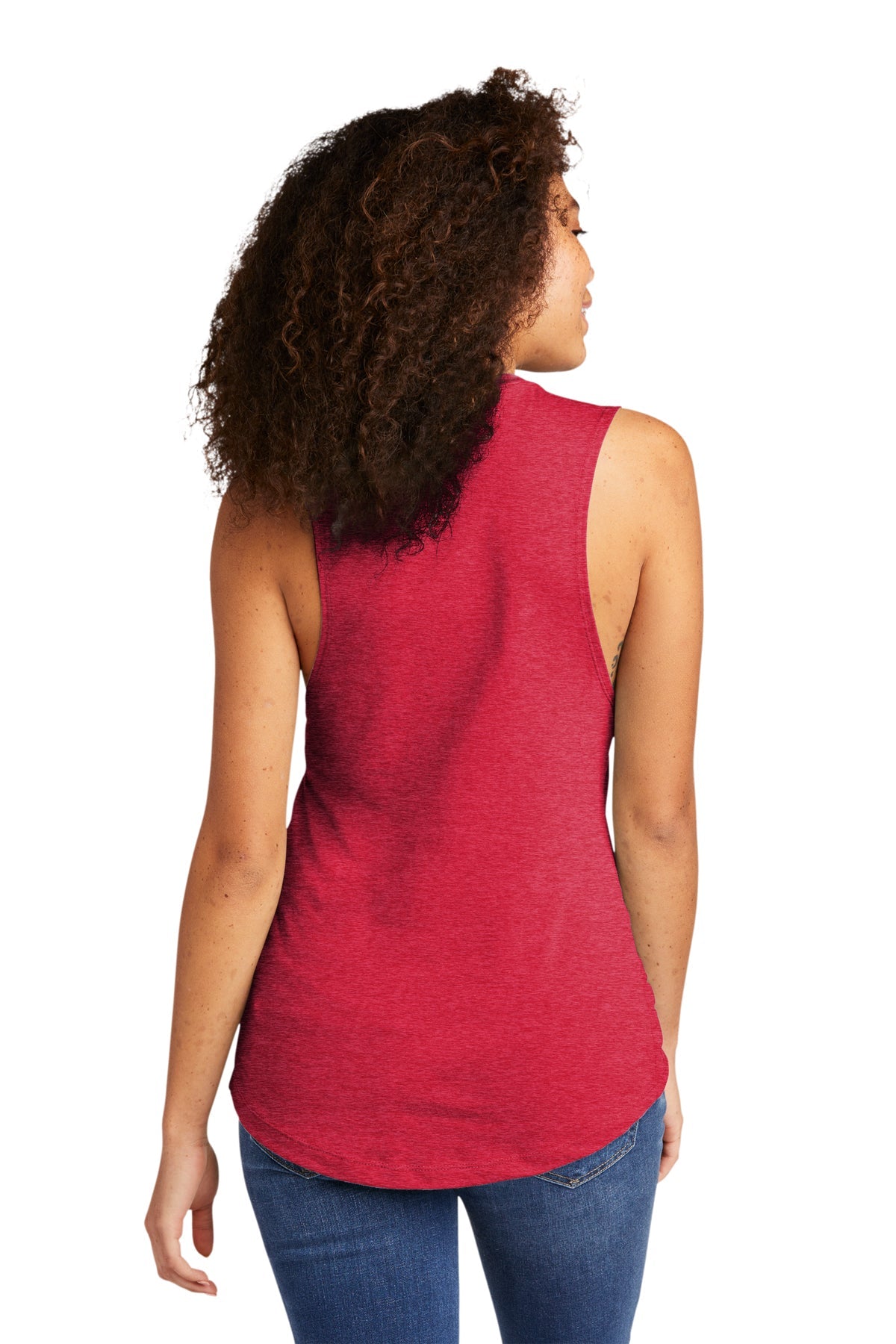 Next Level Women's Festival Customized Tank Tops, Red