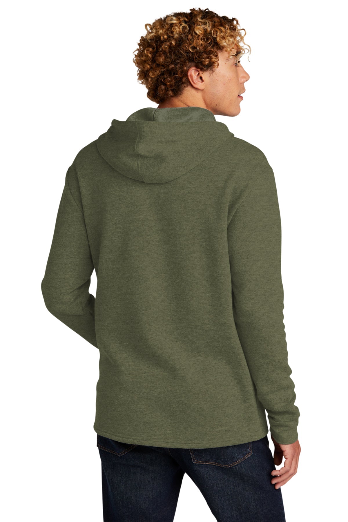 Next Level Unisex PCH Fleece Pullover Hoodie NL9300 Heather Military Green