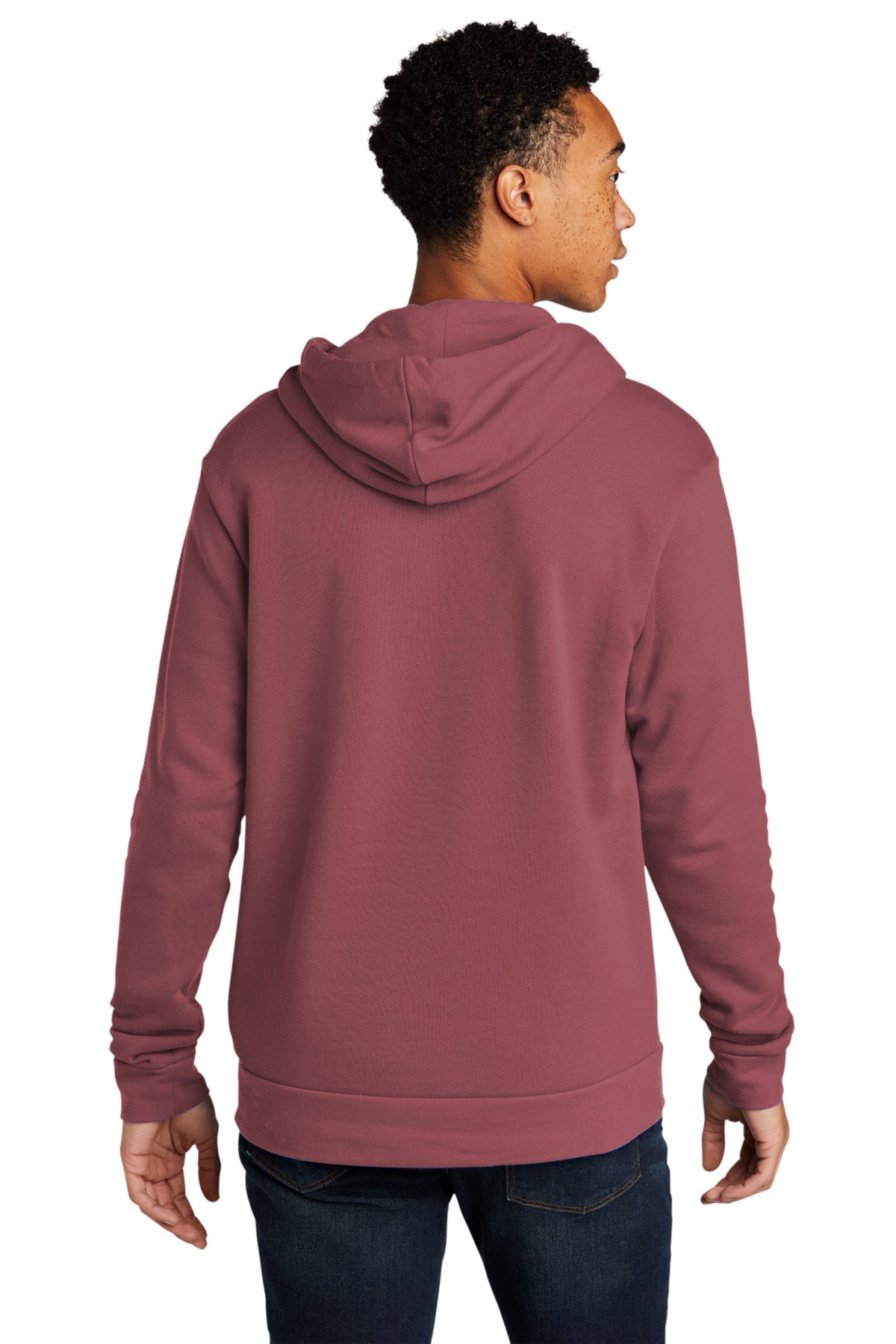 Next Level Unisex Beach Fleece Customized Hoodies, Mauve