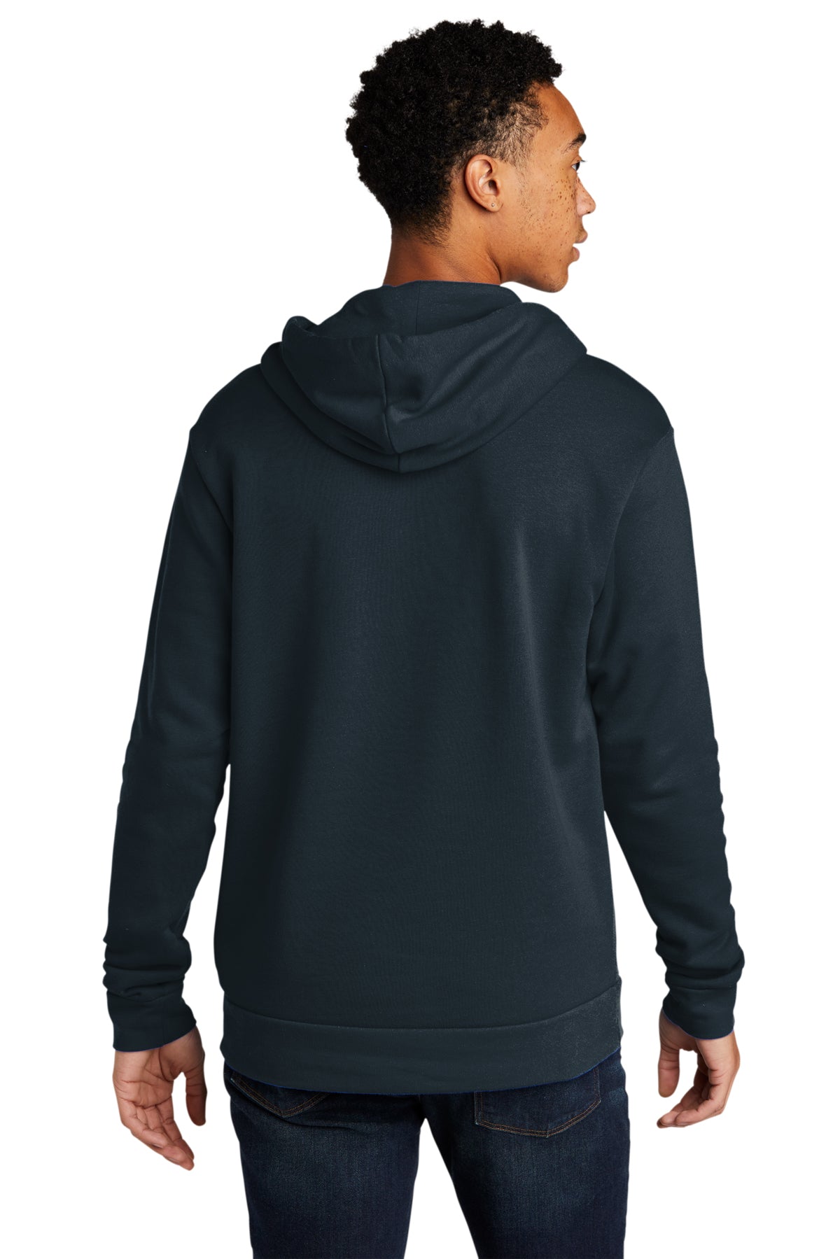 Next Level Unisex Beach Fleece Customized Hoodies, Midnight Navy