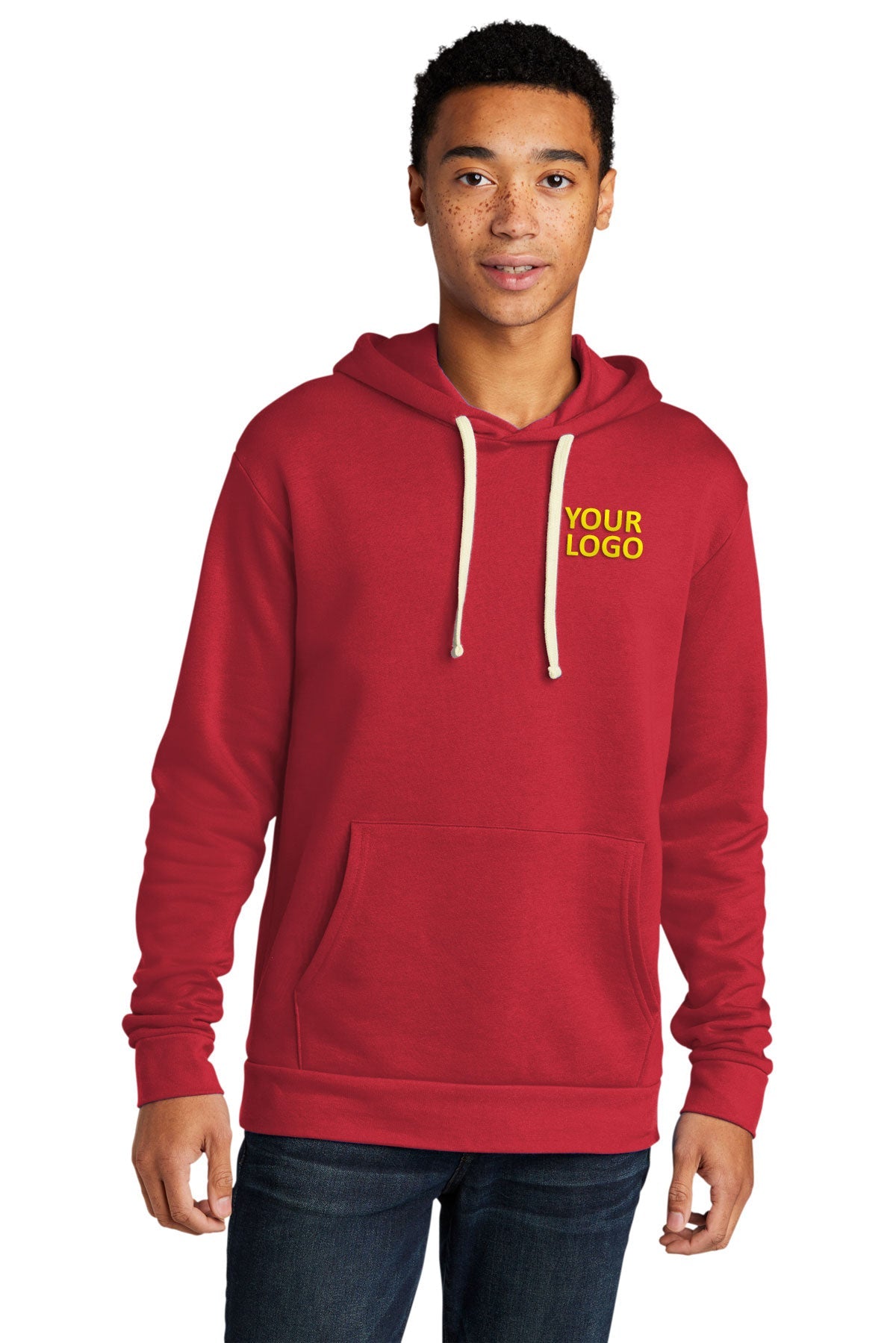 custom logo sweatshirts Next Level Red NL9303