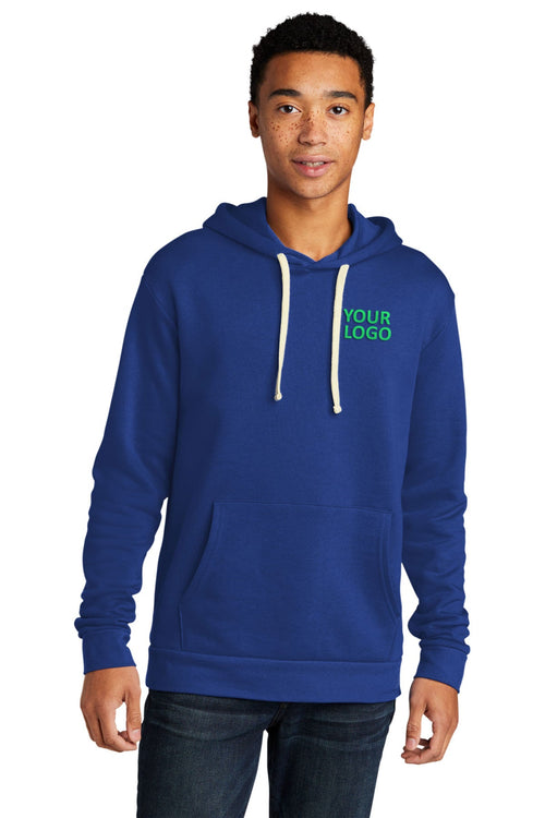 Next Level Unisex Beach Fleece Custom Zip Hoodies, Royal