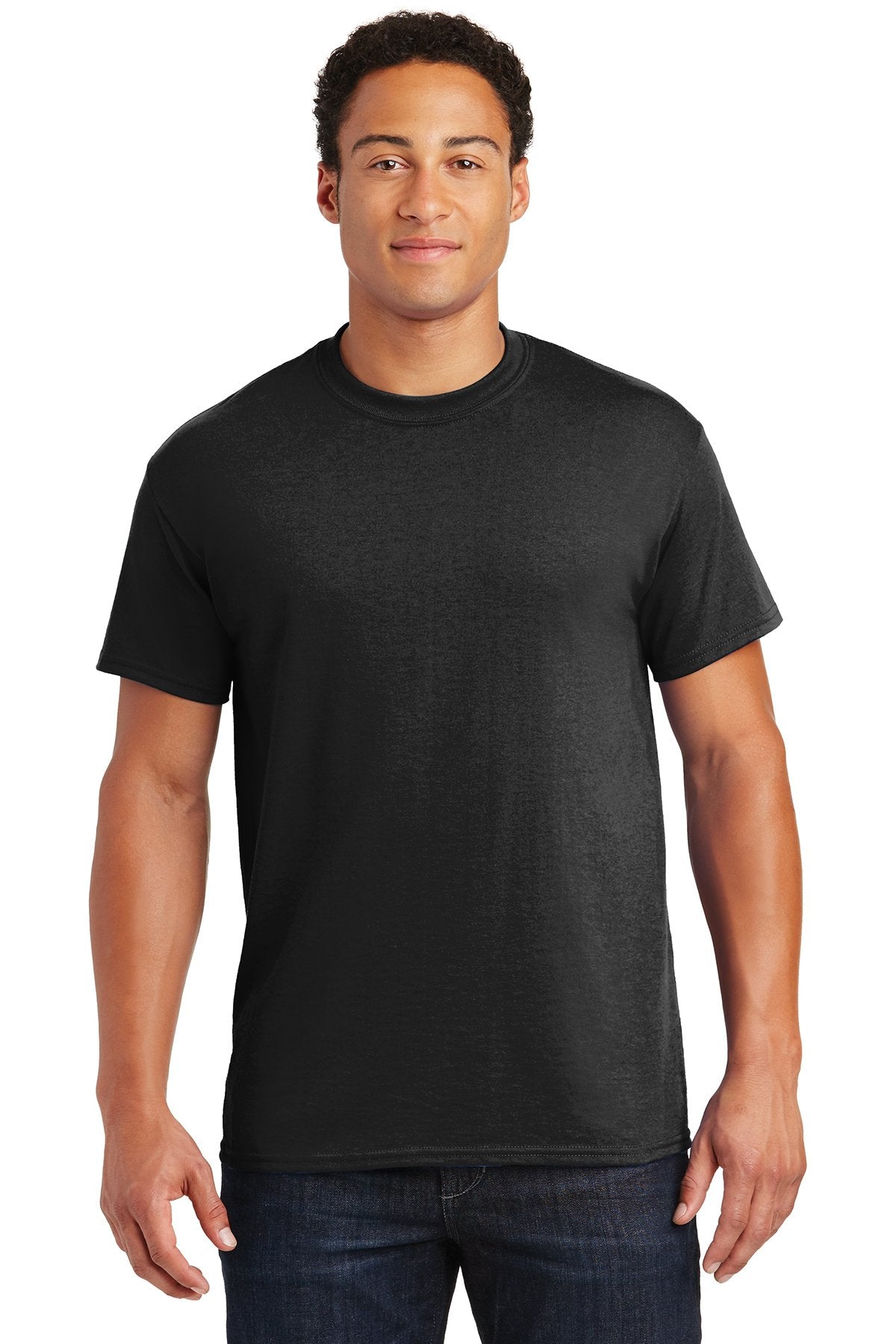 gildan dryblend cotton poly t shirt 8000 black