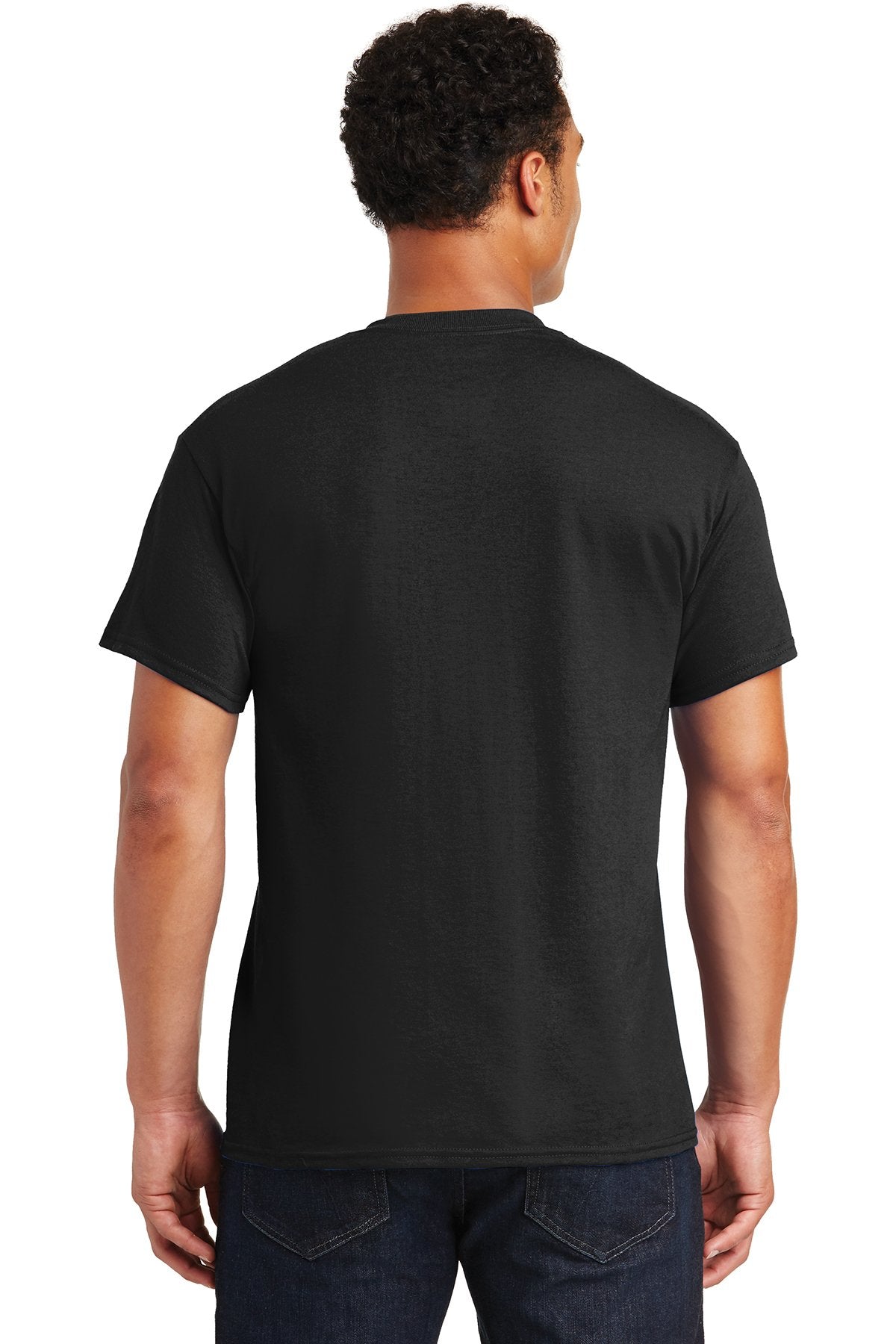 gildan dryblend cotton poly t shirt 8000 black