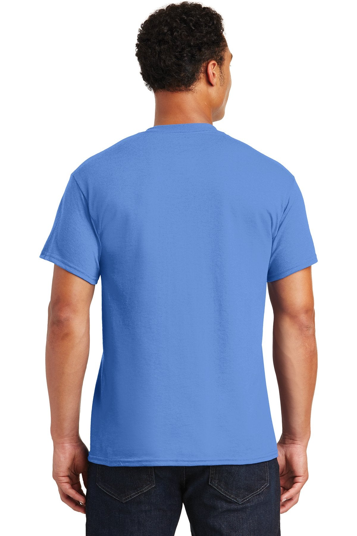 gildan dryblend cotton poly t shirt 8000 carolina blue