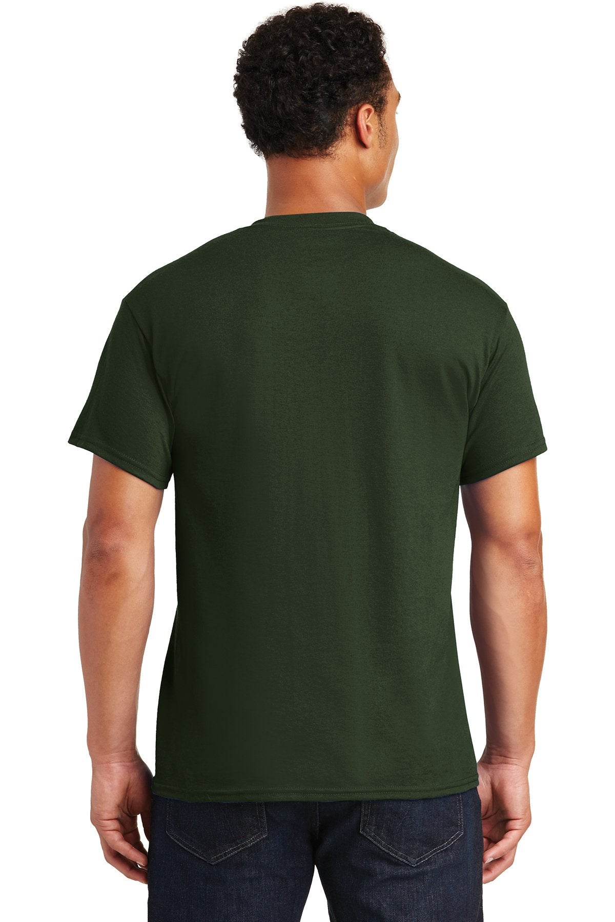 gildan dryblend cotton poly t shirt 8000 forest