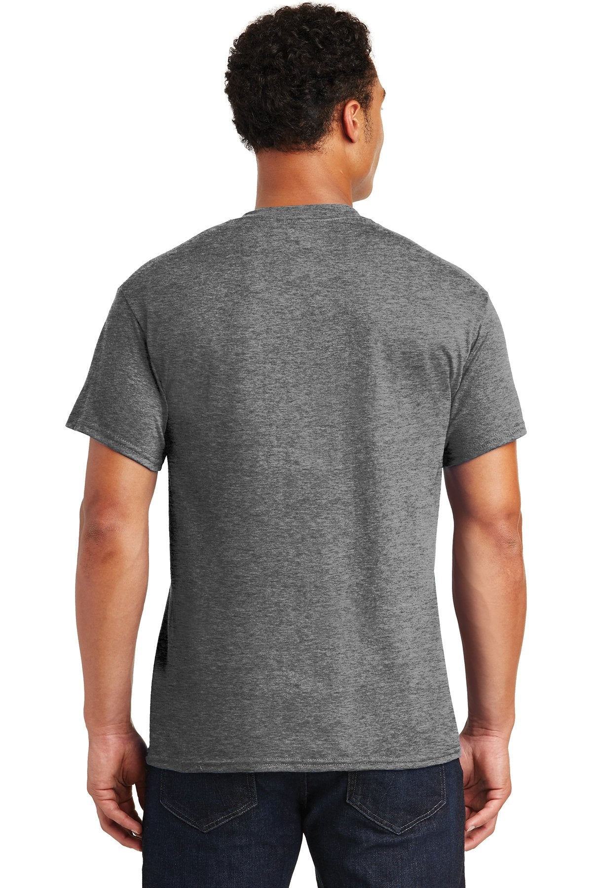 gildan dryblend cotton poly t shirt 8000 graphite heather