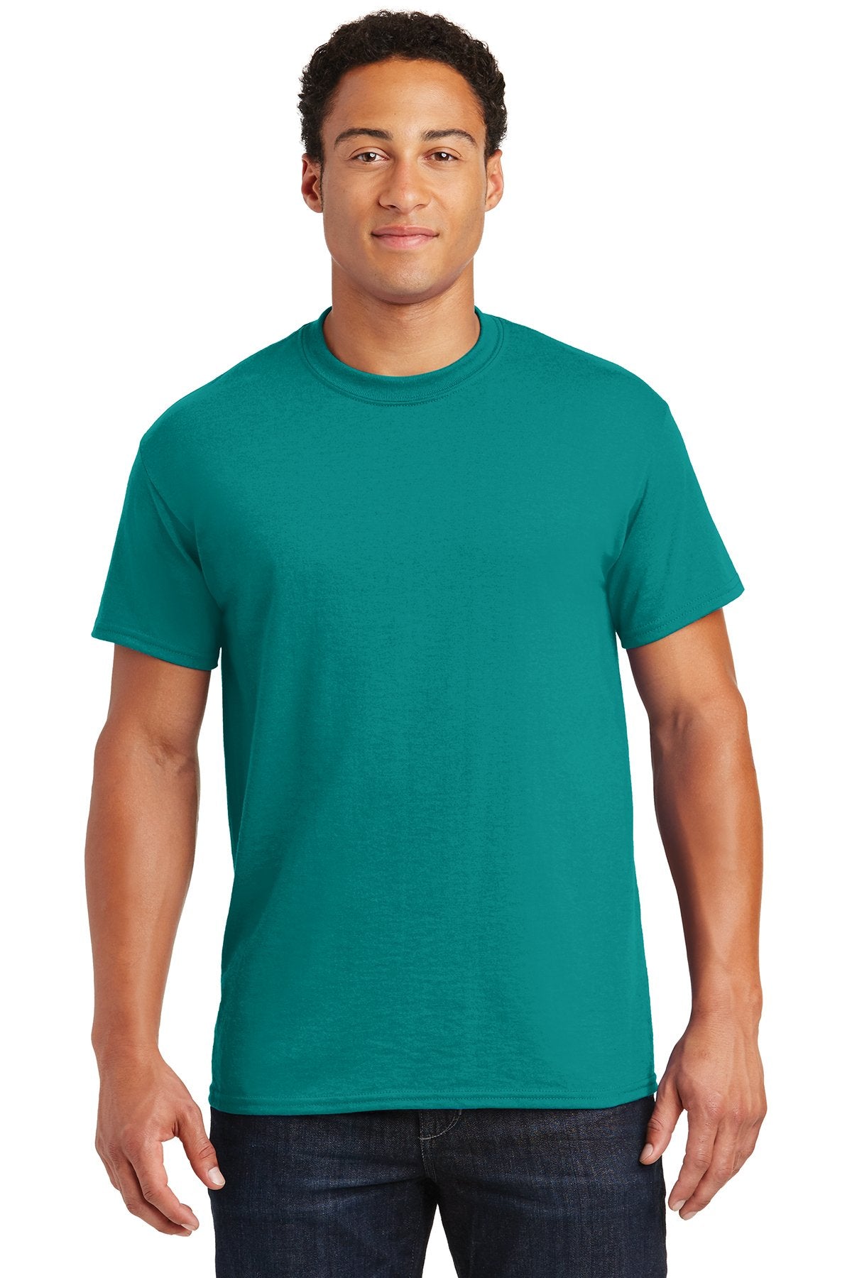 gildan dryblend cotton poly t shirt 8000 jade dome