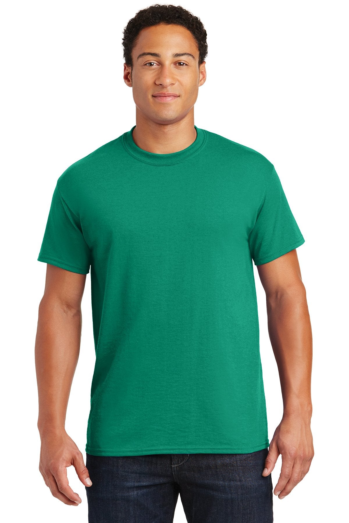 gildan dryblend cotton poly t shirt 8000 kelly green