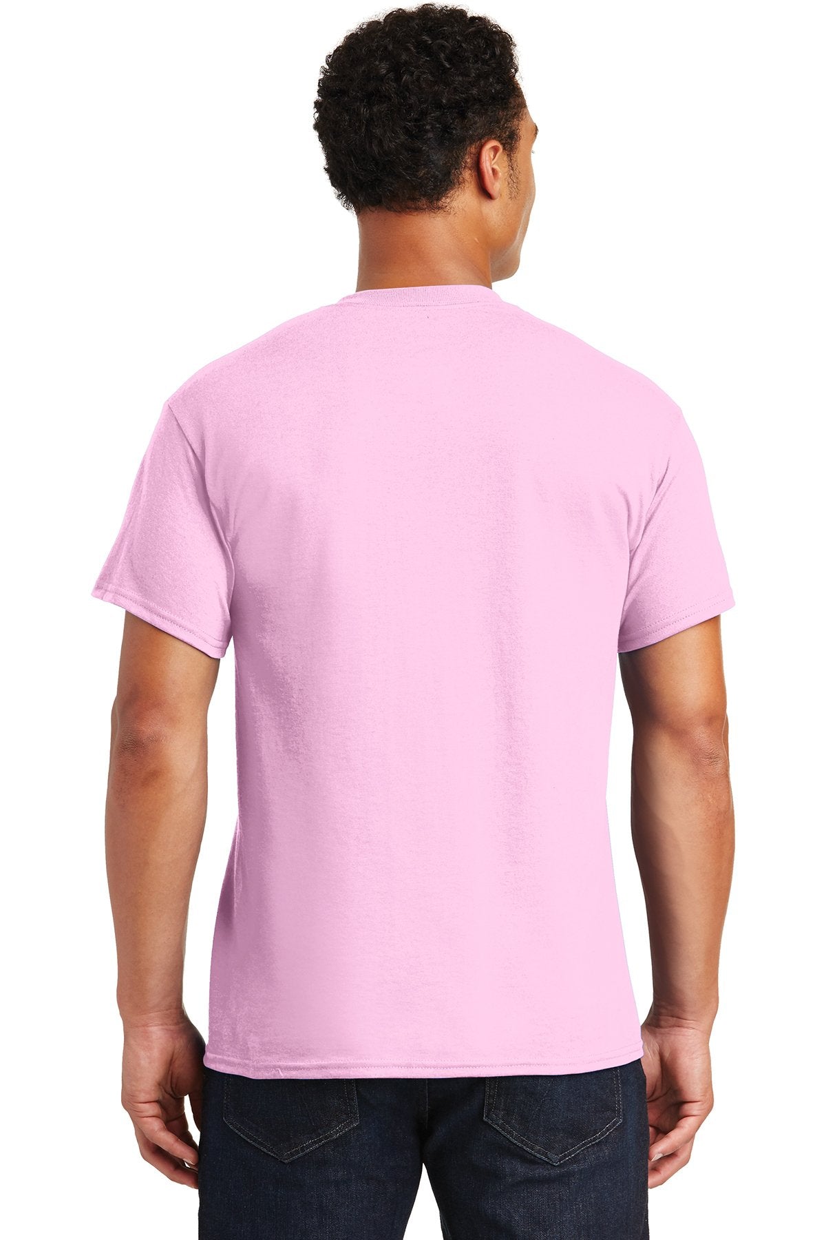 gildan dryblend cotton poly t shirt 8000 light pink