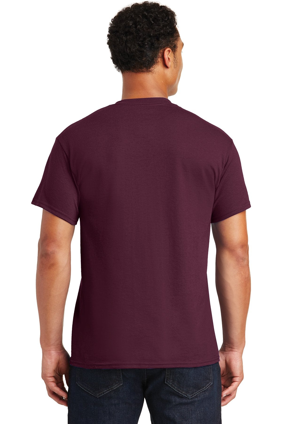 gildan dryblend cotton poly t shirt 8000 maroon