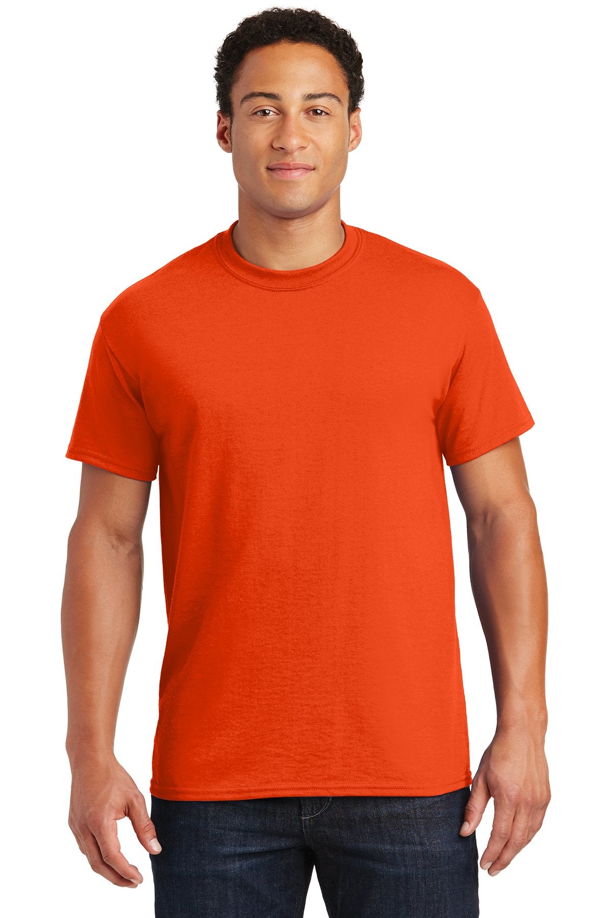 gildan dryblend cotton poly t shirt 8000 orange