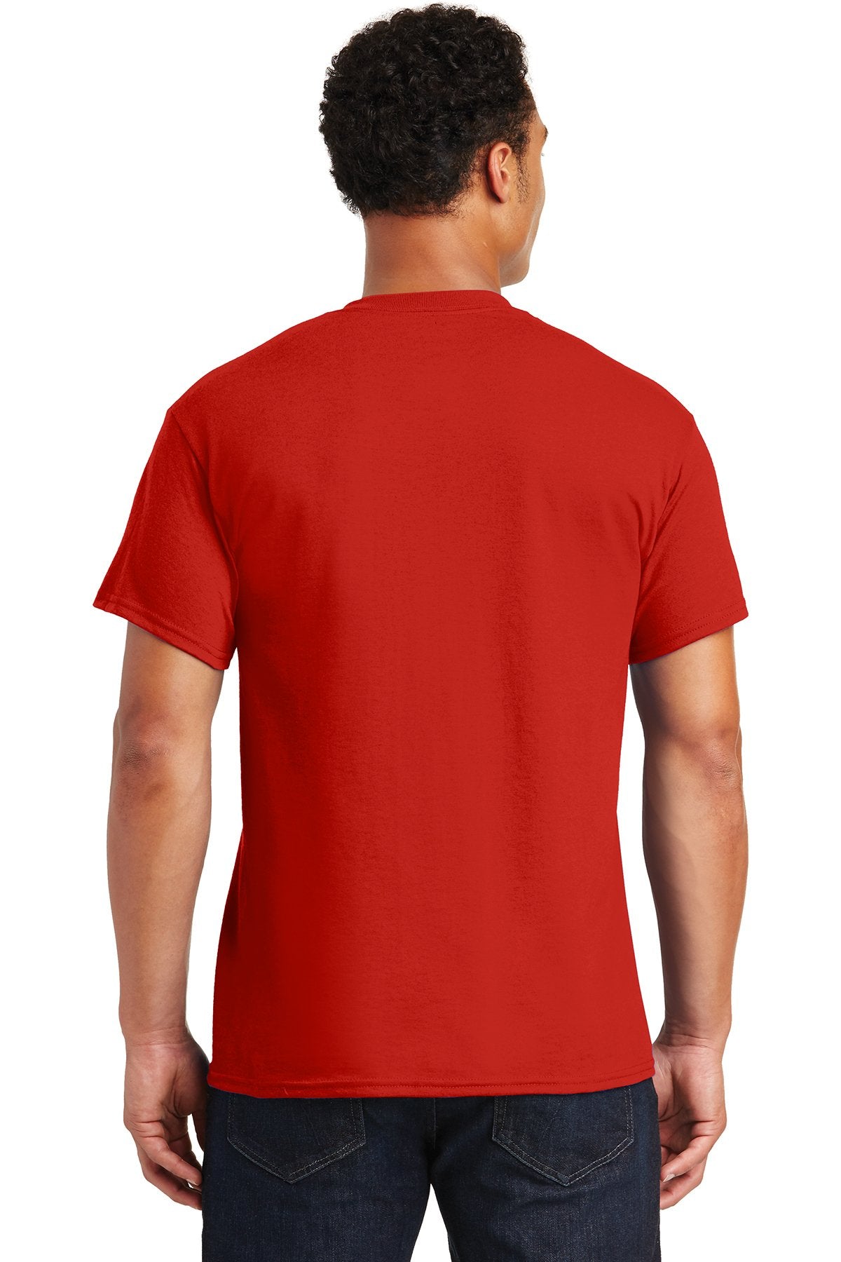 gildan dryblend cotton poly t shirt 8000 red