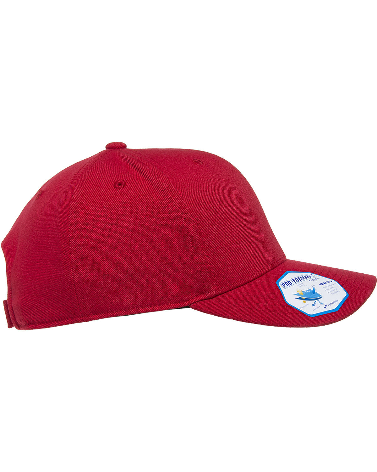 Flexfit Pro-Formance Solid Custom Caps, Red