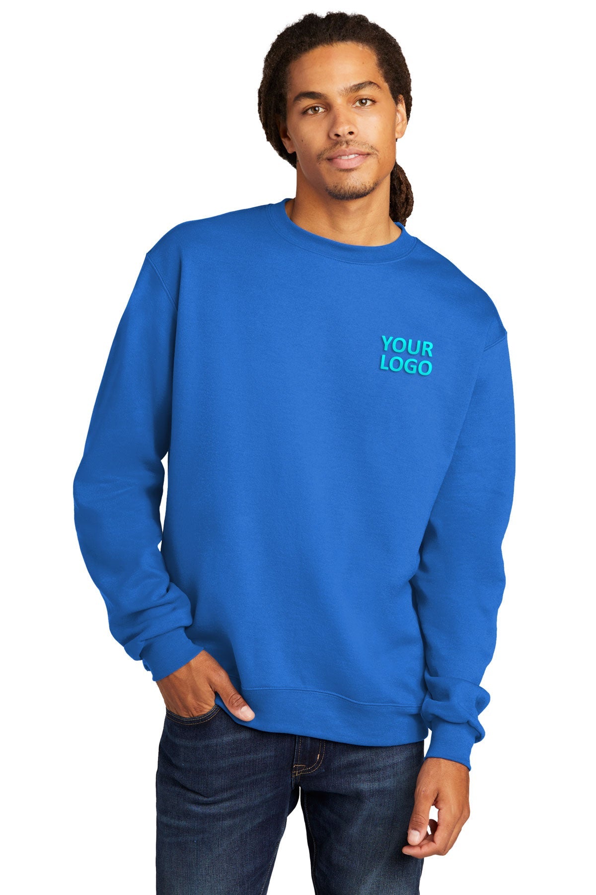 Champion Eco Fleece Crewneck Sweatshirt S6000 Royal Blue