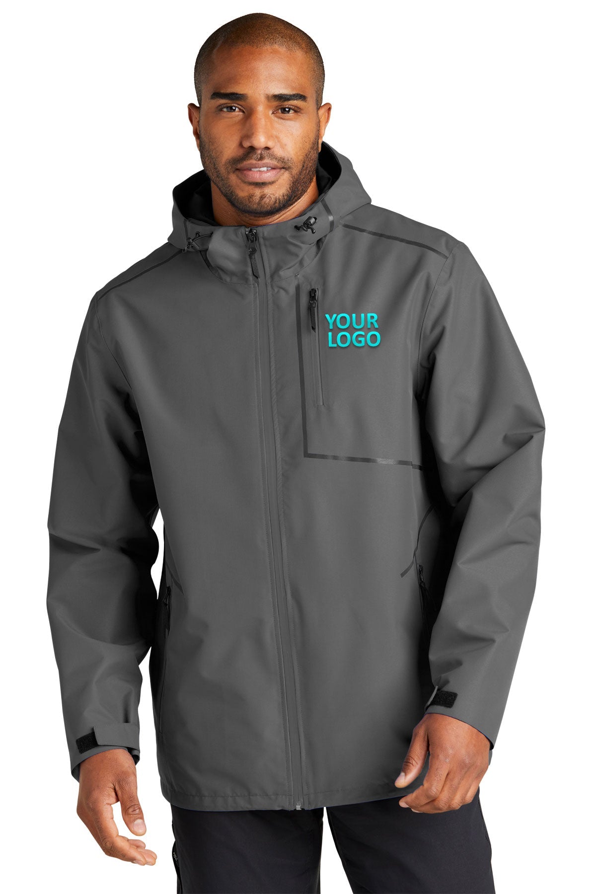 Port Authority Collective Tech Branded Outer Shell Jackets, Graphite