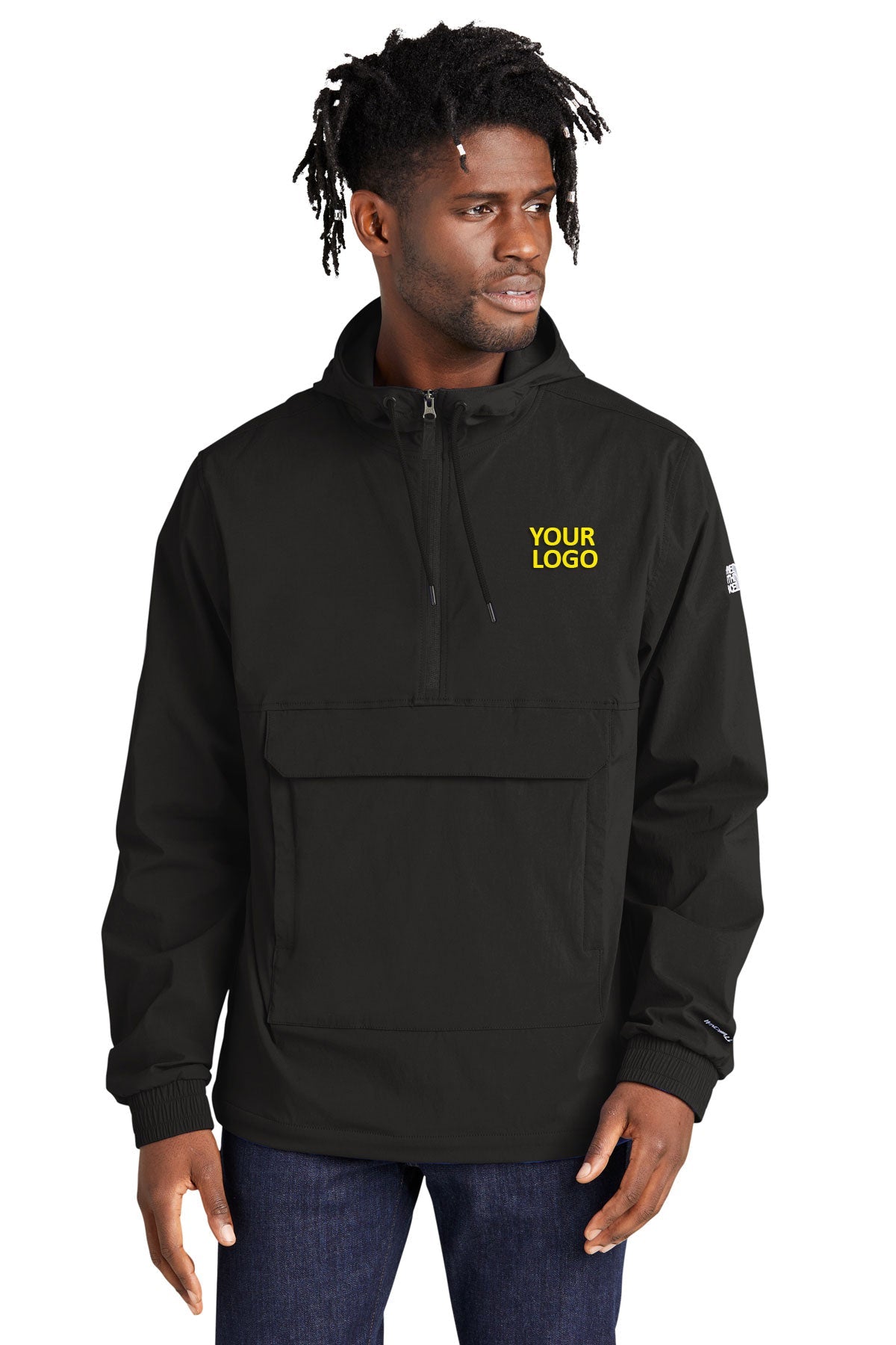The North Face TNF Black NF0A5IRW company jackets with logo