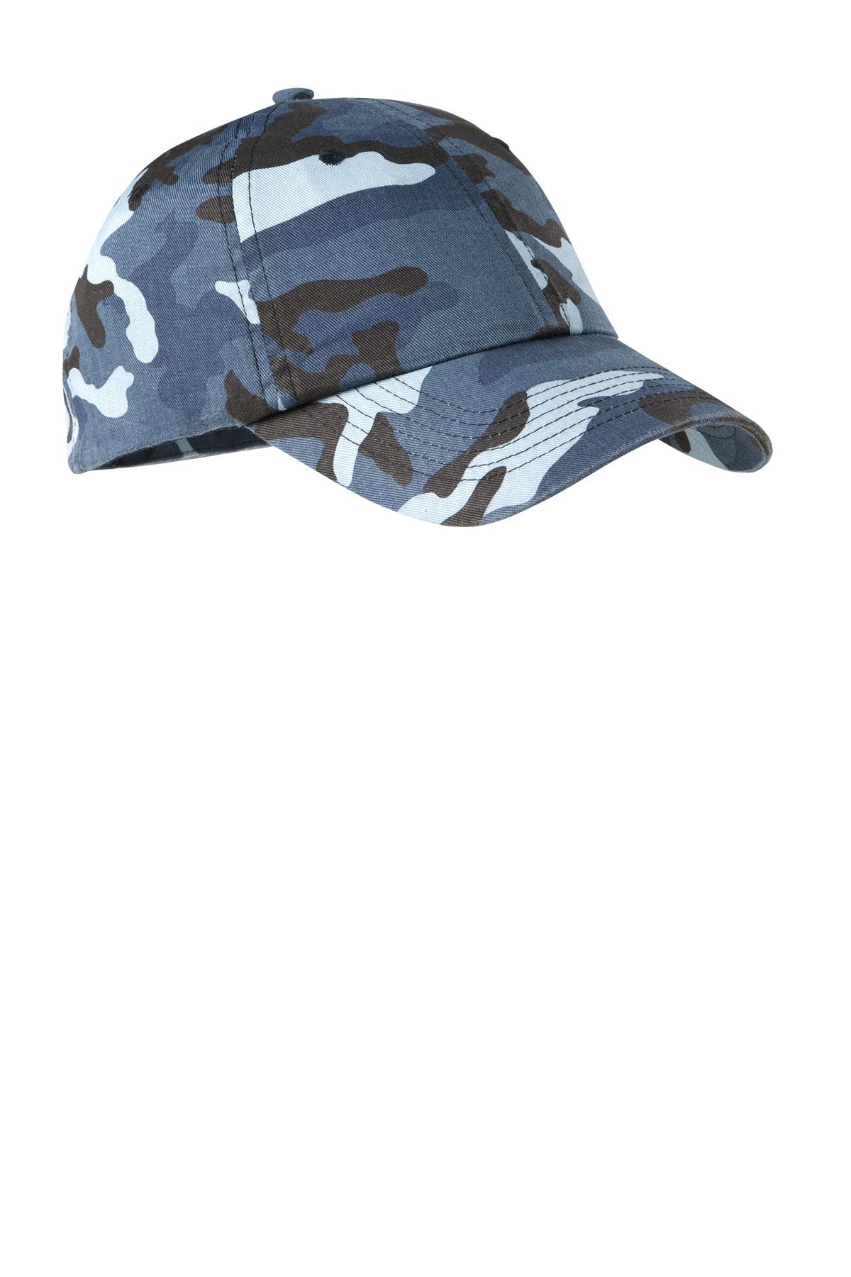 Port Authority Camouflage Custom Caps, Navy Camo