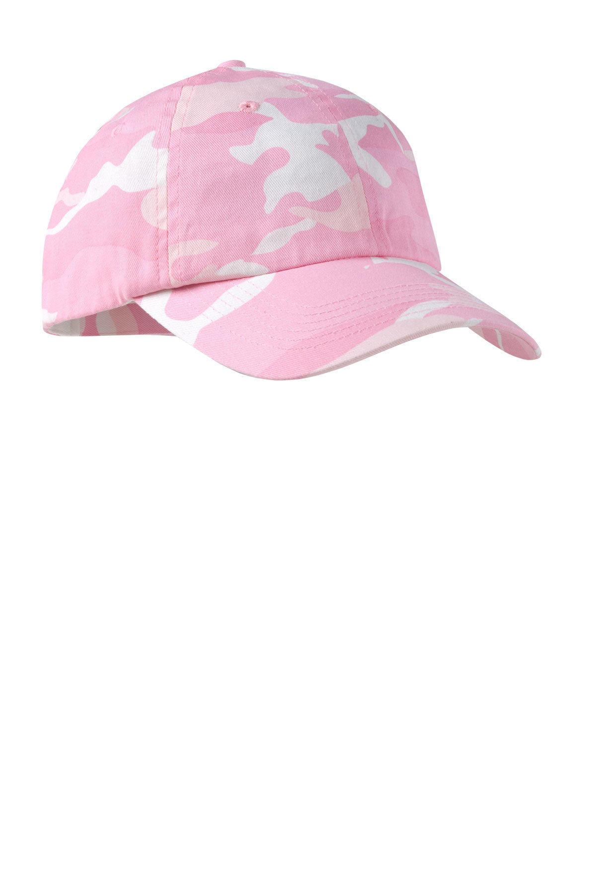 Port Authority Camouflage Custom Caps, Pink Camo