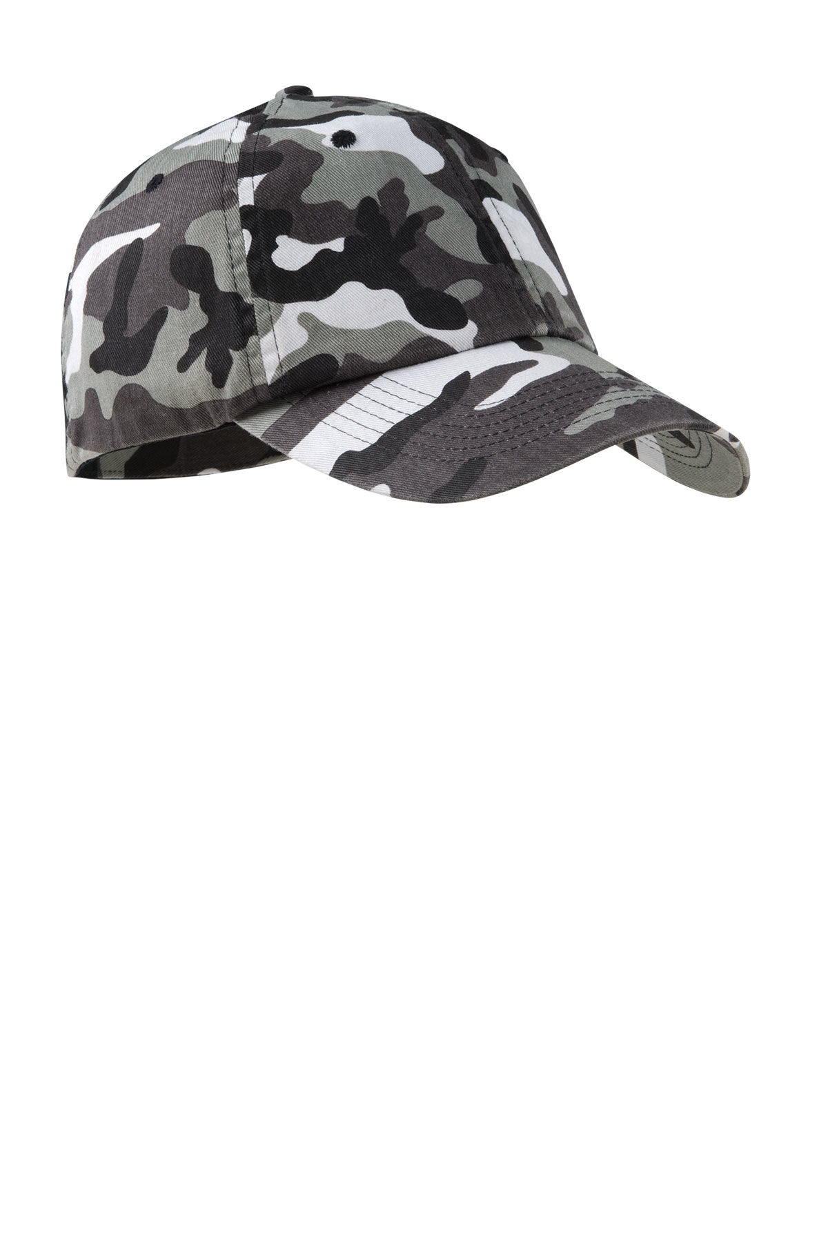 Port Authority Camouflage Custom Caps, Winter Camo