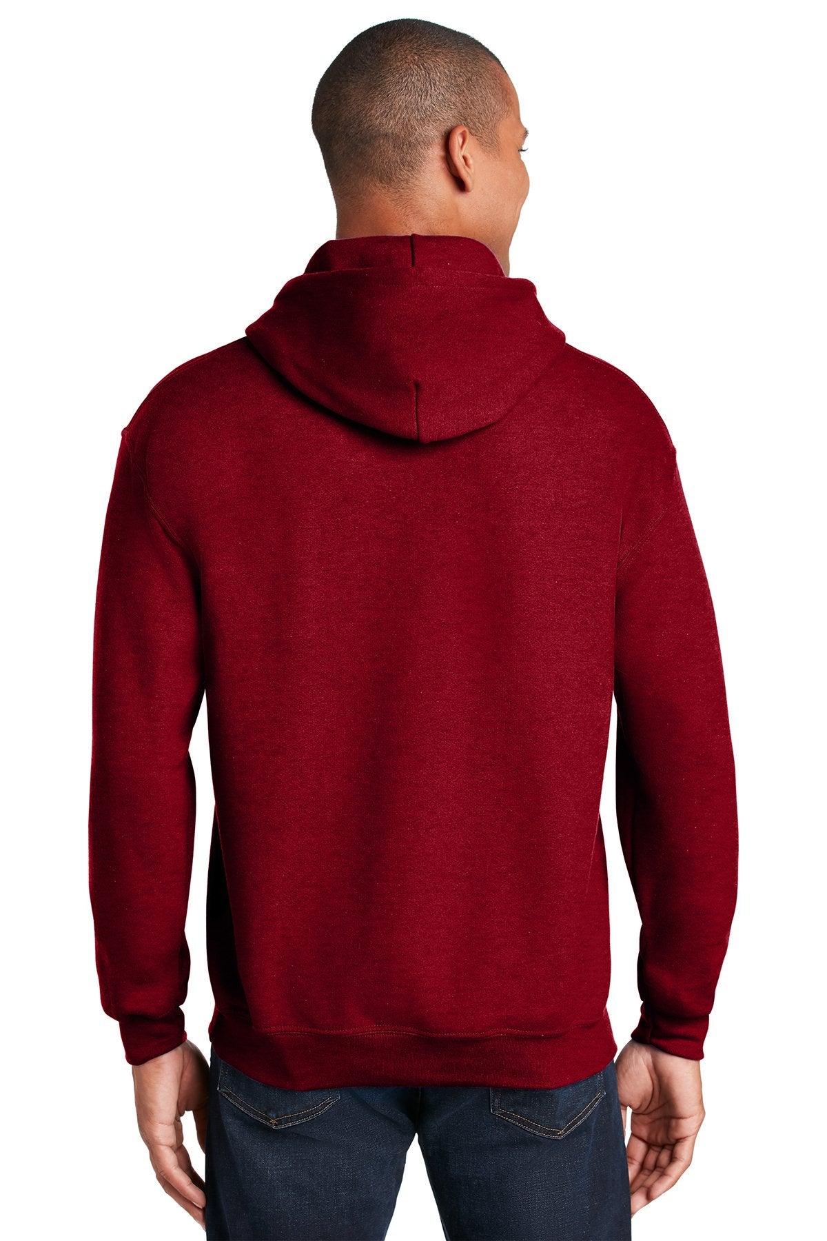 Gildan Heavy Blend Hooded Sweatshirt Antique Cherry Red