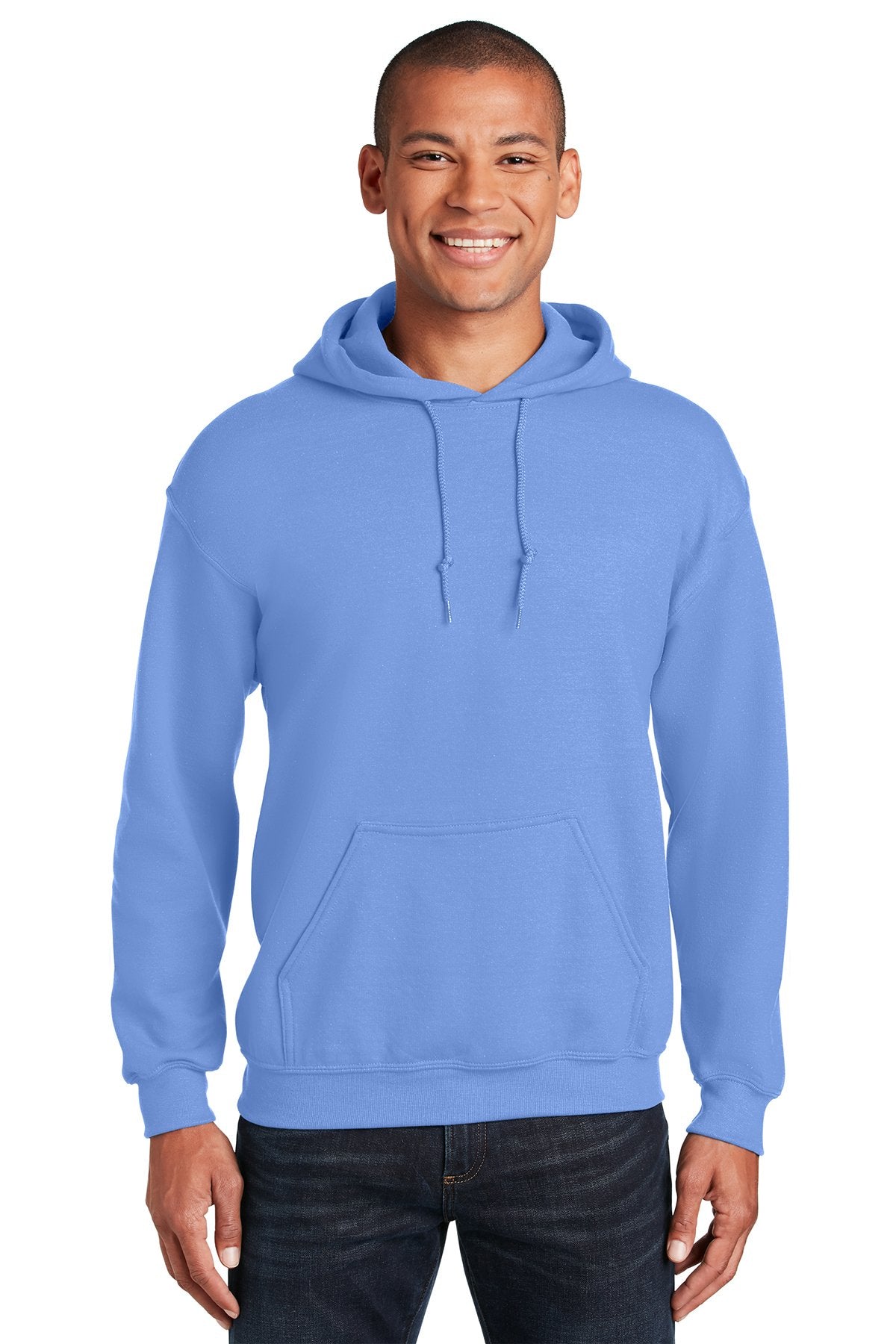 Gildan Carolina Blue 18500 business sweatshirts with logo