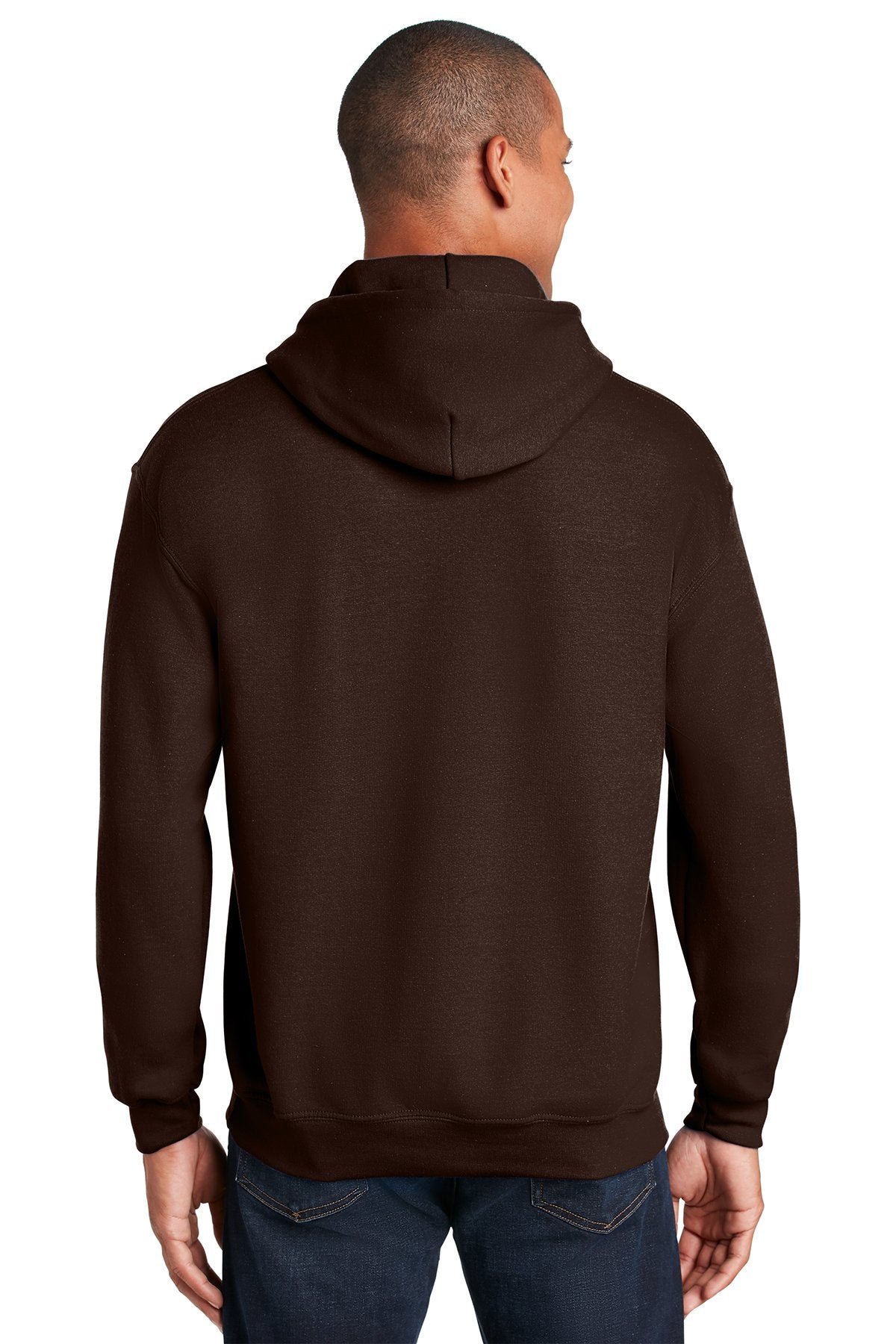 Gildan Heavy Blend Hooded Sweatshirt Dark Chocolate