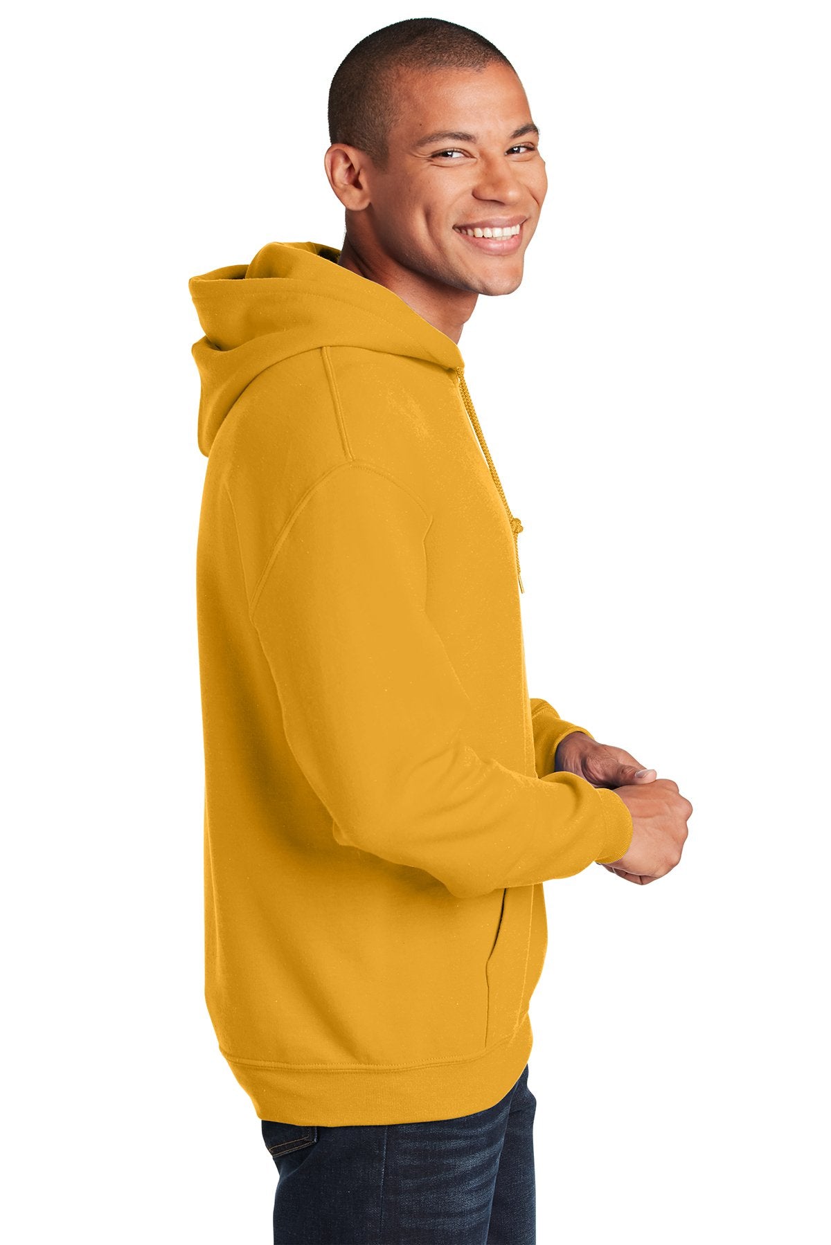 Gildan Heavy Blend Hooded Sweatshirt Gold
